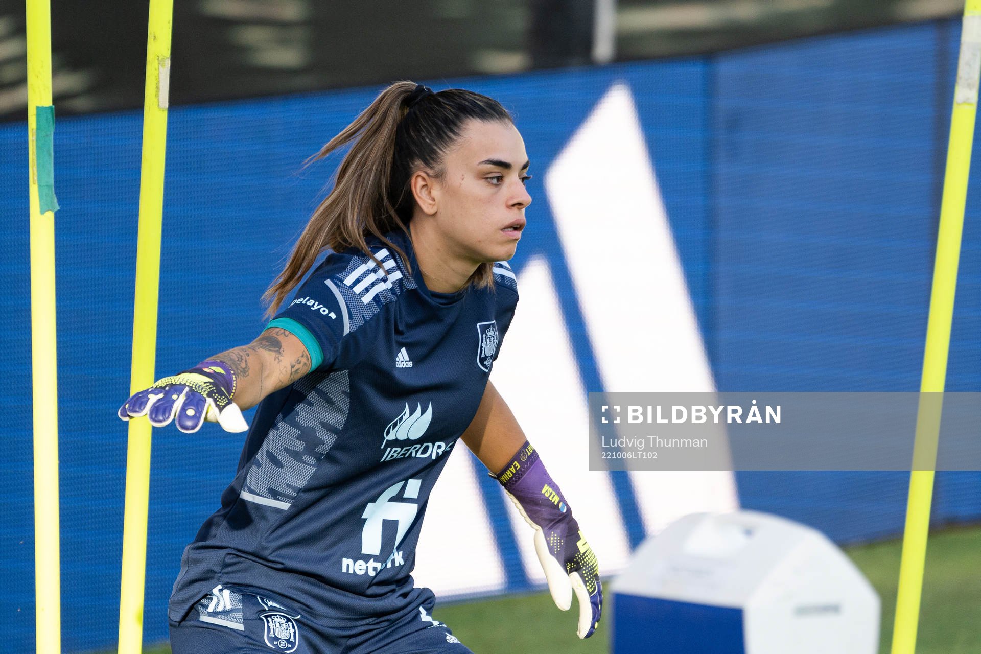 Goalkeeper Misa Rodríguez of Spanish women's national