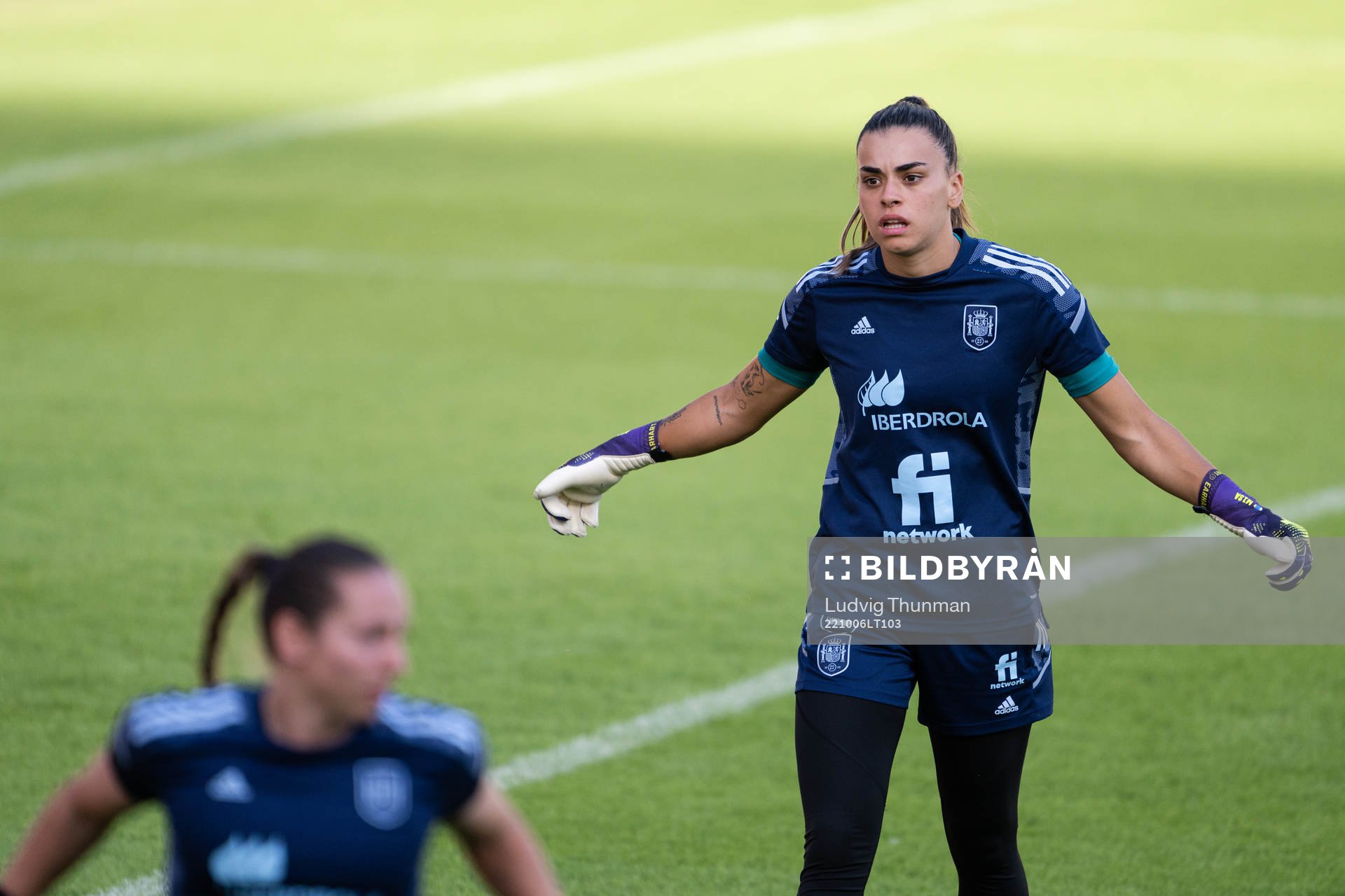 Goalkeeper Misa Rodríguez of Spanish women's national