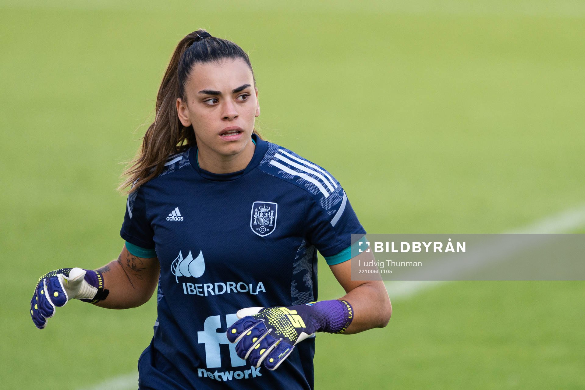 Goalkeeper Misa Rodríguez of Spanish women's national