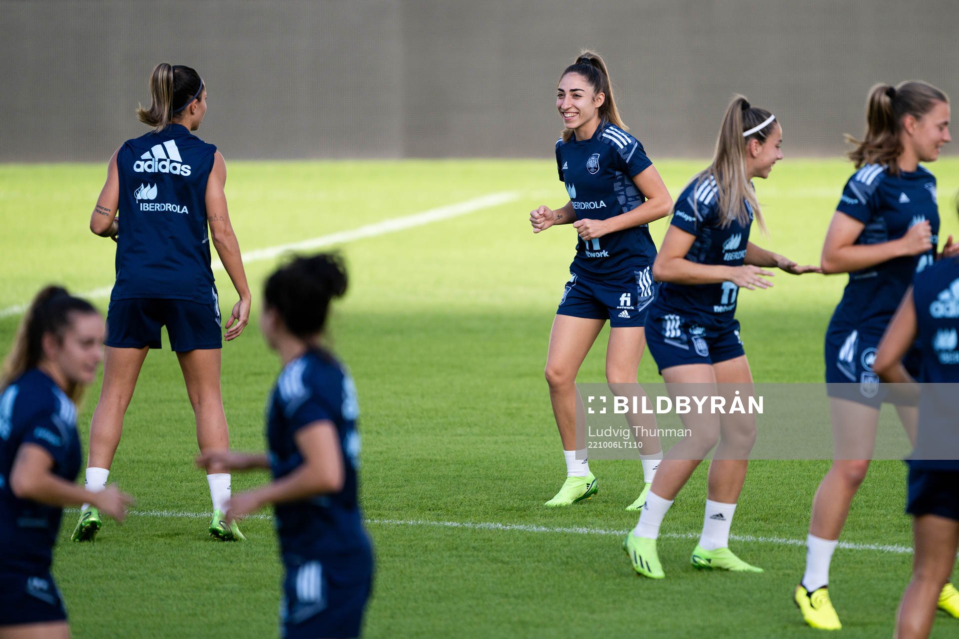 Olga Carmona of Spanish women's national football team at a