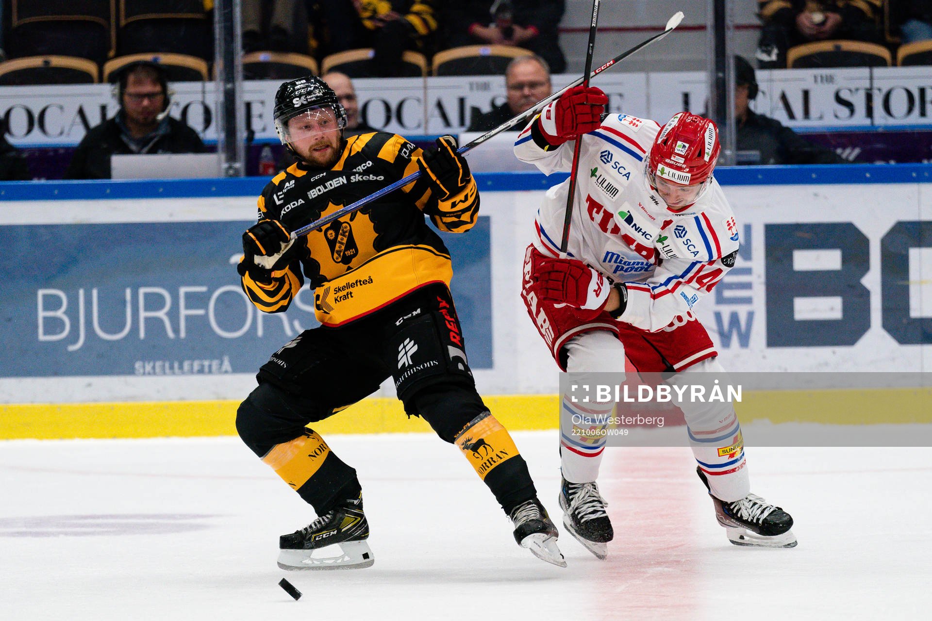 Skellefteås Oskar Nilsson och Timrås Jacob Blomqvist