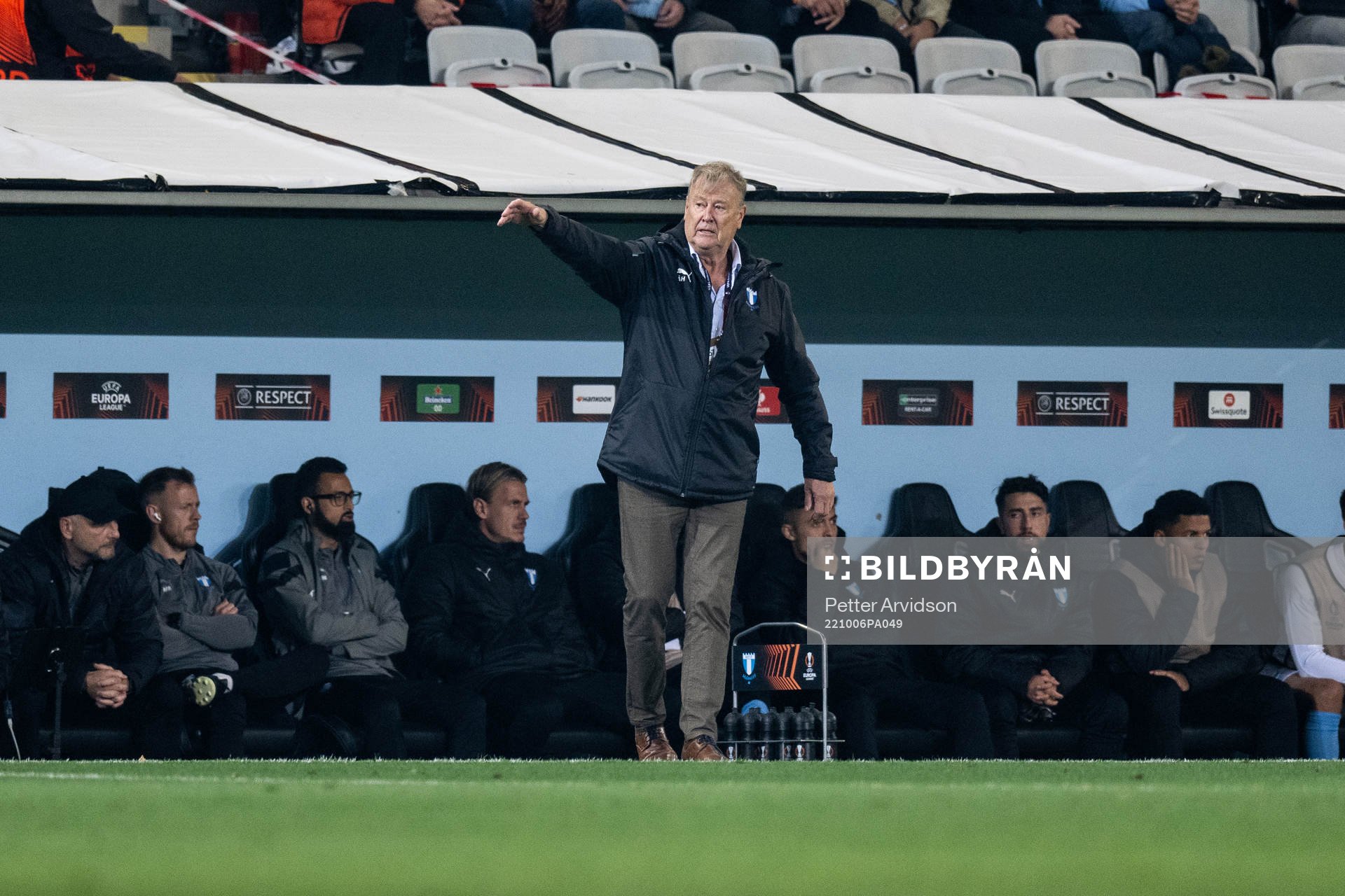 Head coach Åge Hareide of Malmö FF