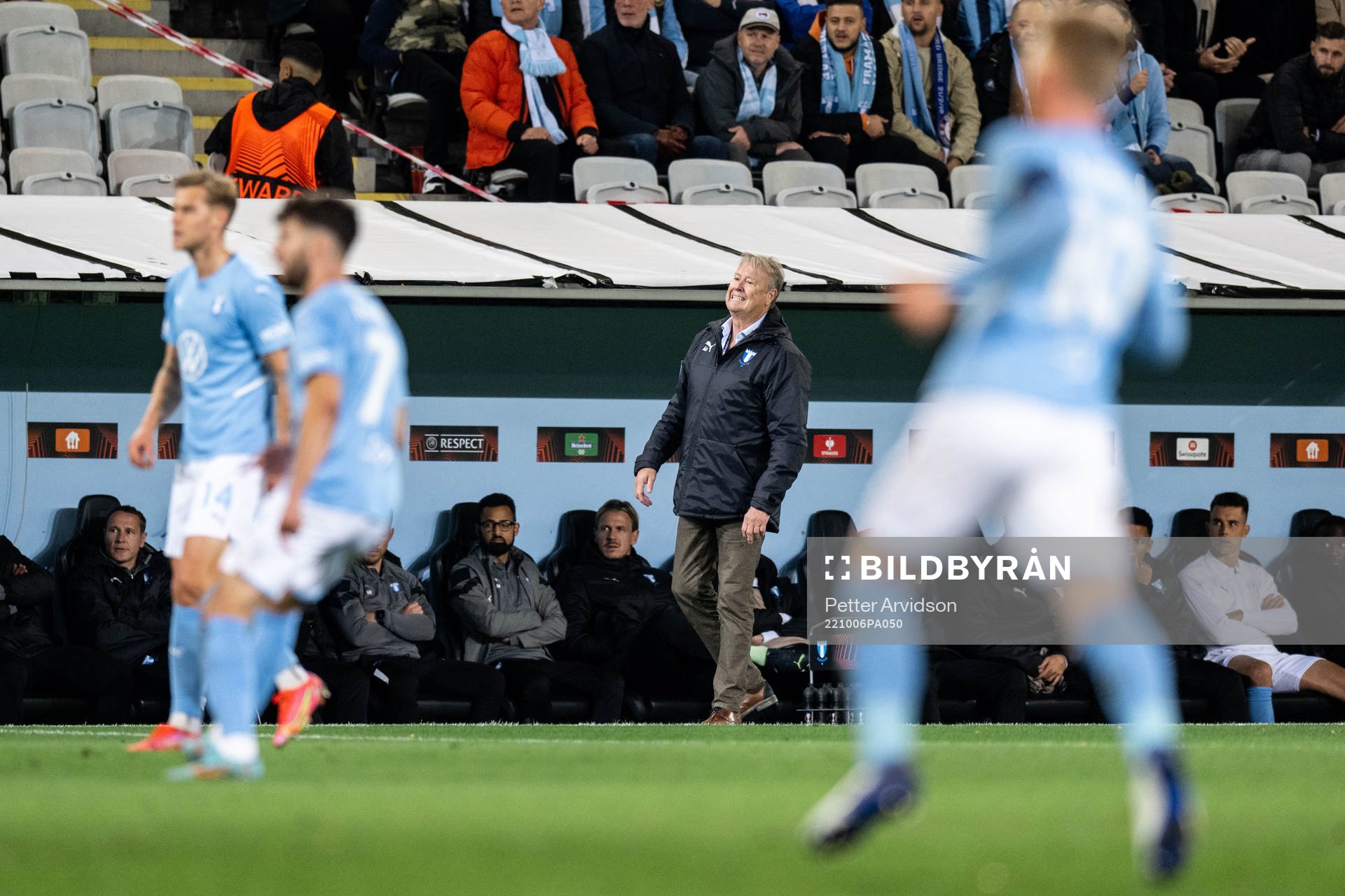 Head coach Åge Hareide of Malmö FF