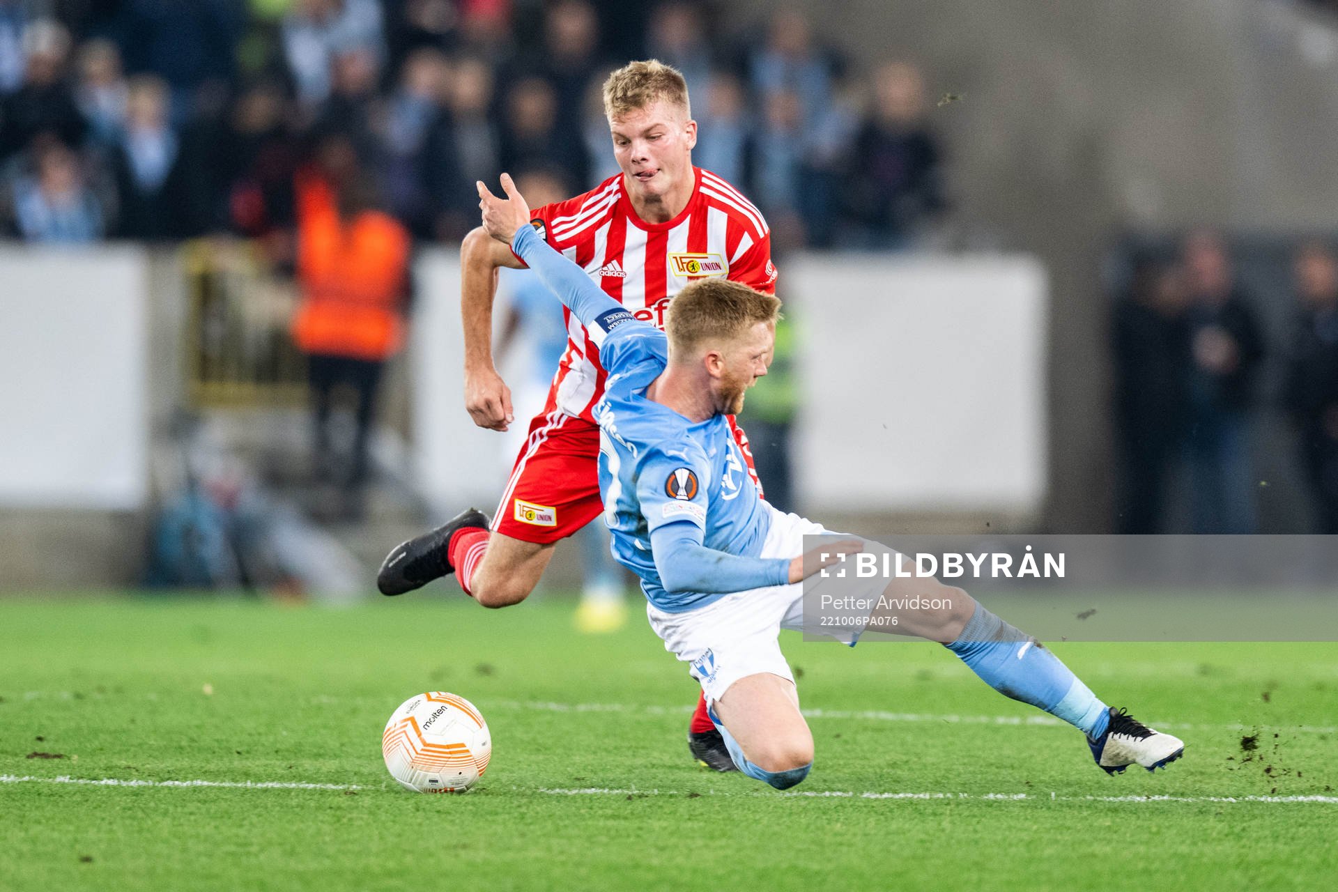 Anders Christiansen of Malmö FF and Andras Schäfer of