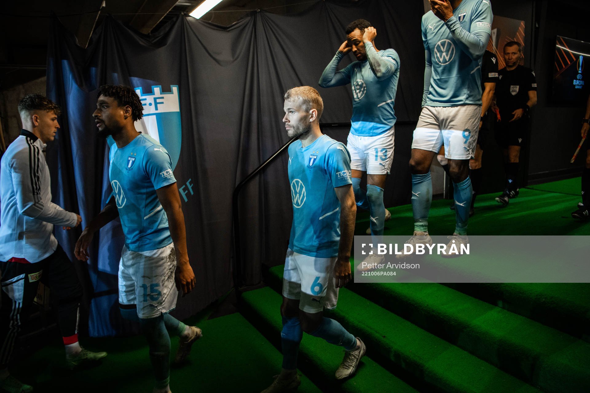 Joseph Ceesay and Oscar Lewicki of Malmö FF