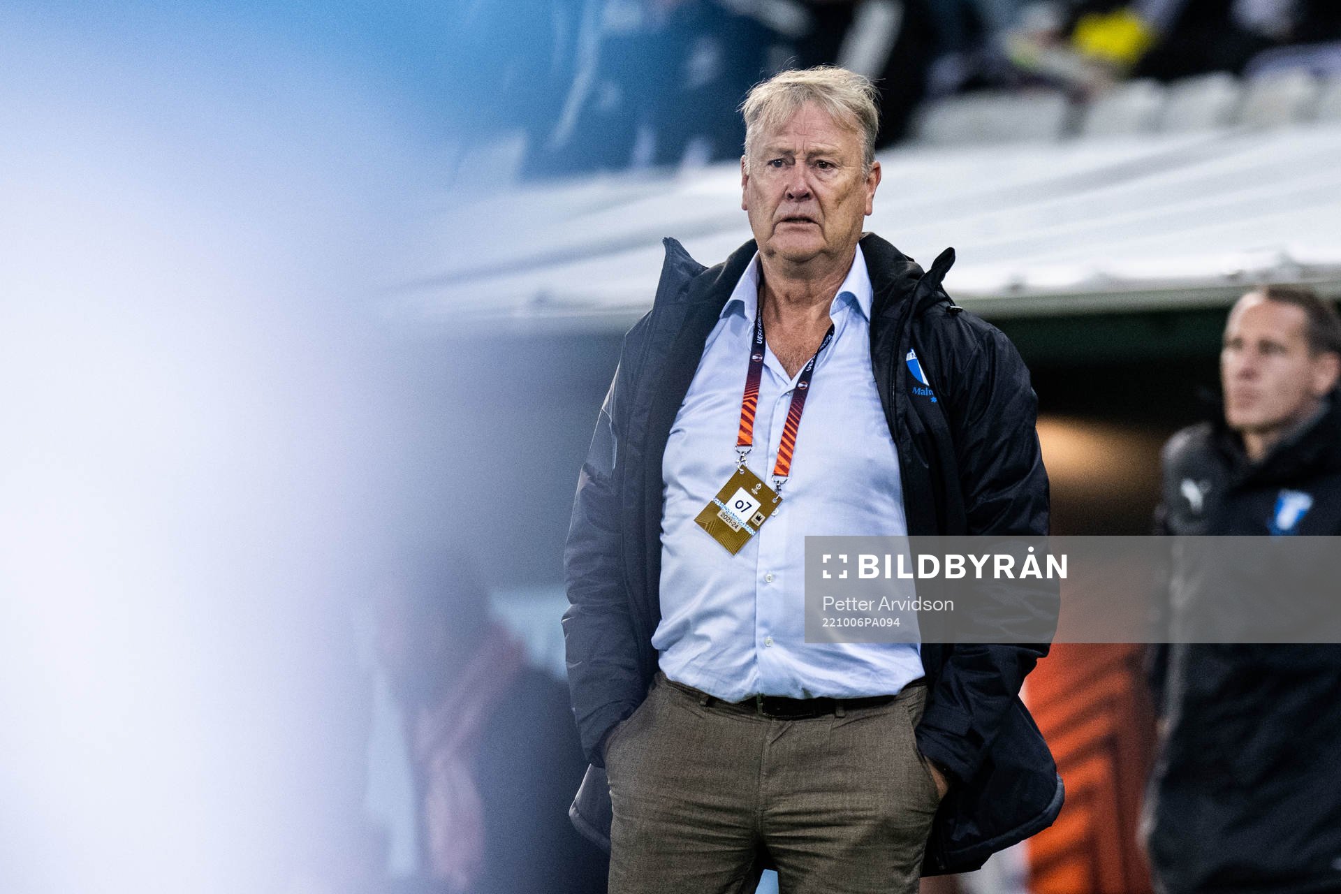 Head coach Åge Hareide of Malmö FF