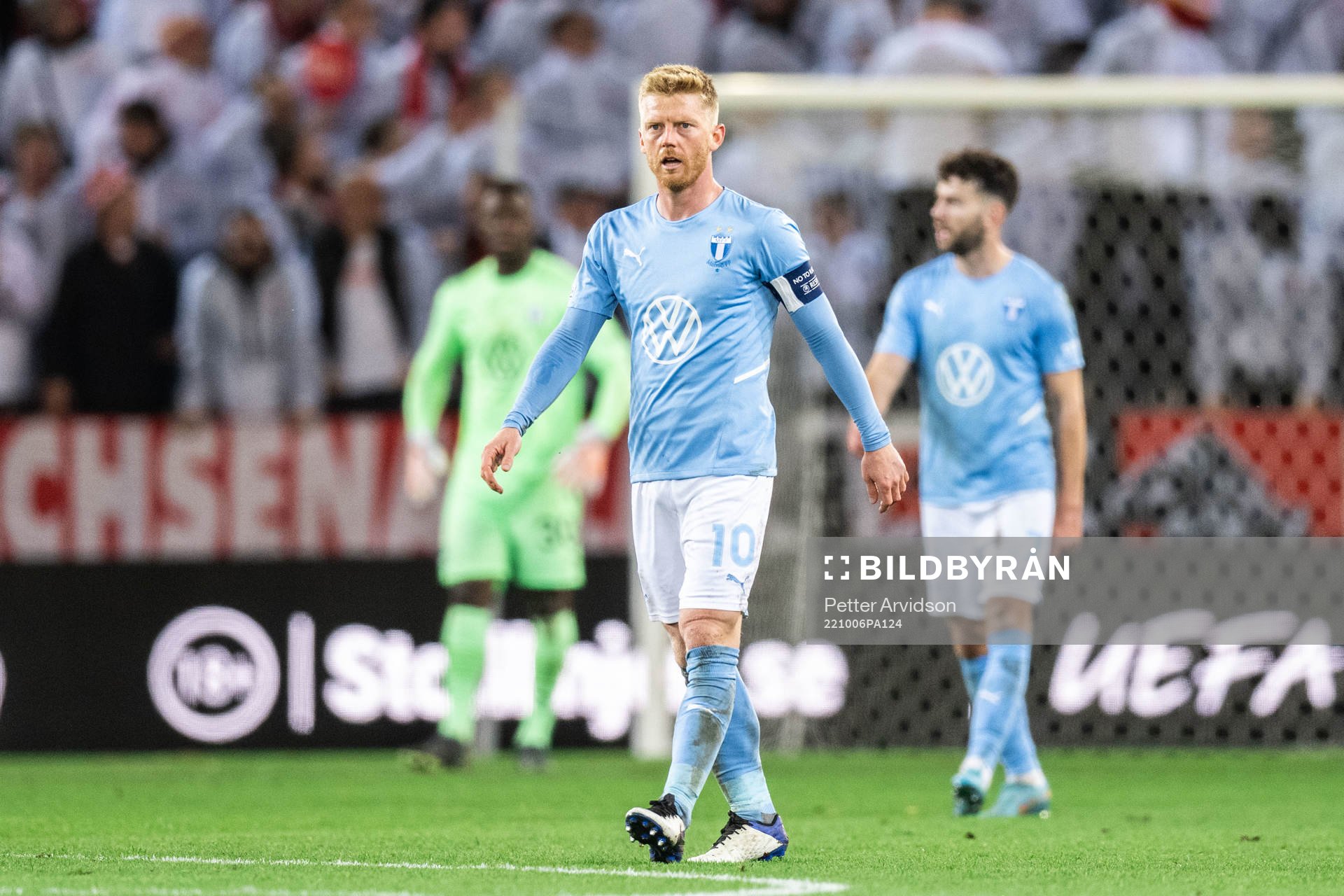 Anders Christiansen of Malmö FF looks dejected
