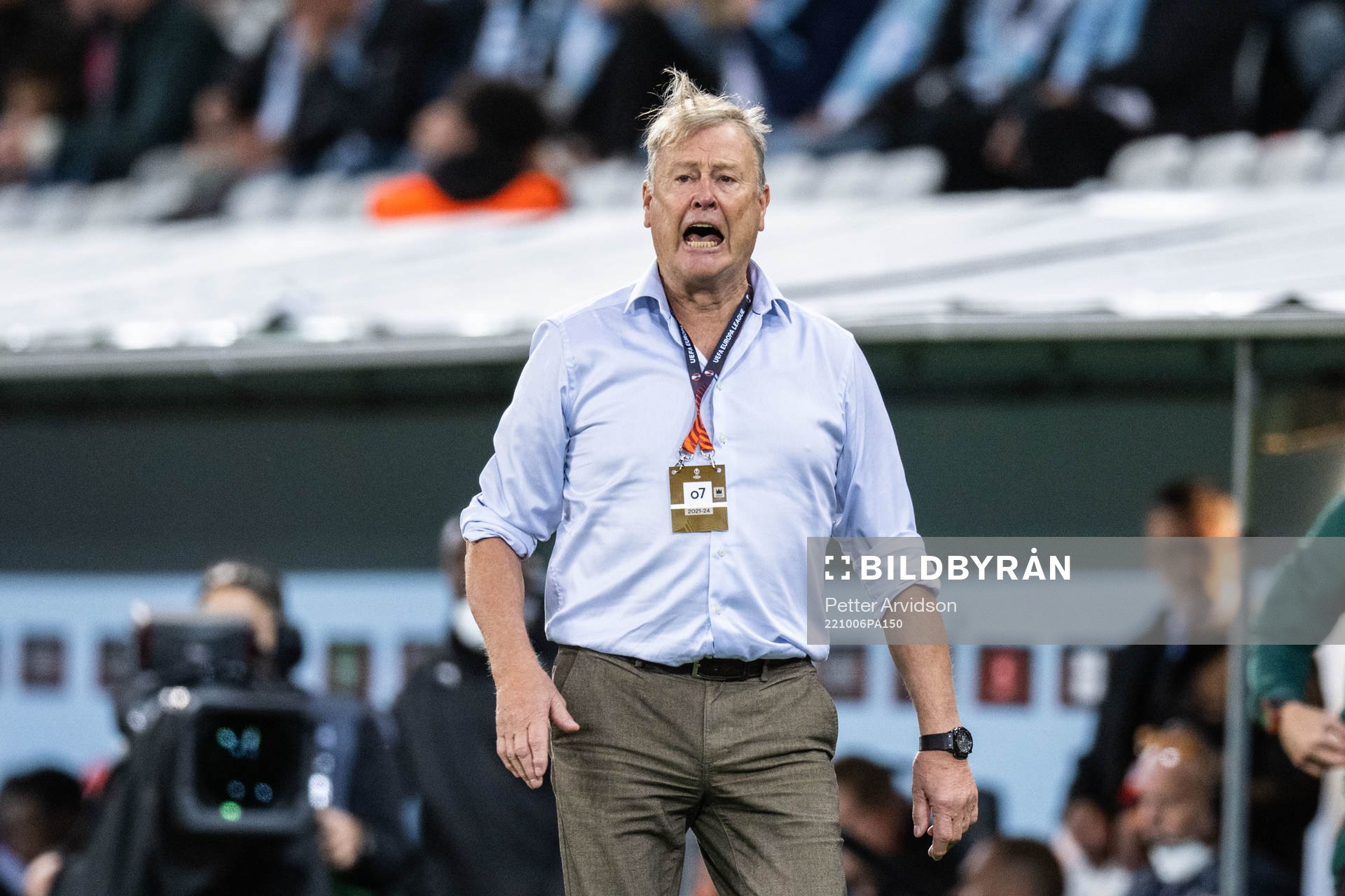 Head coach Åge Hareide of Malmö FF