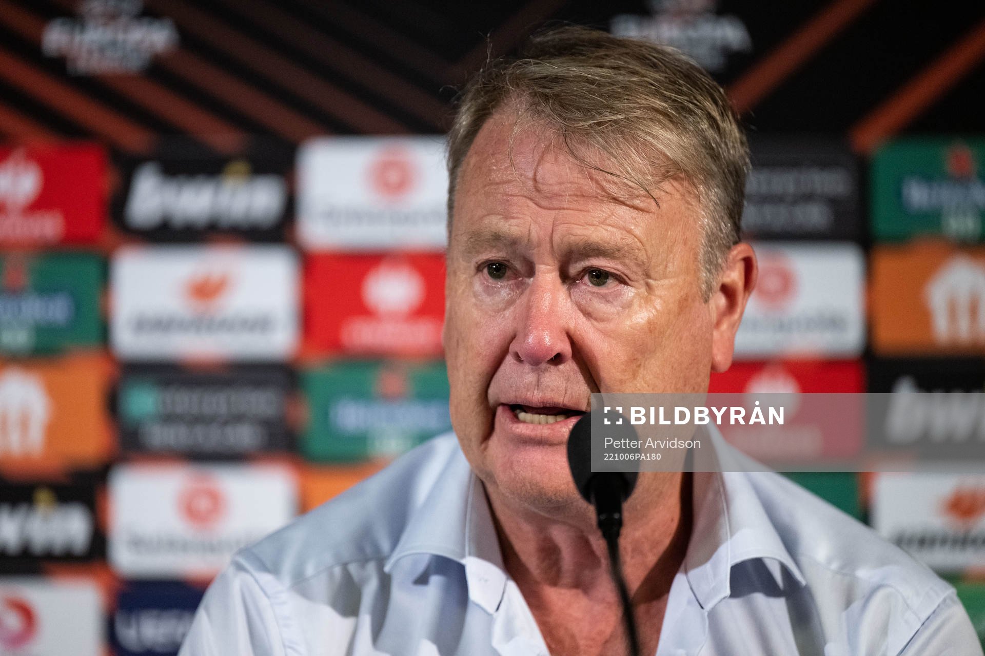 Head coach Åge Hareide of Malmö FF