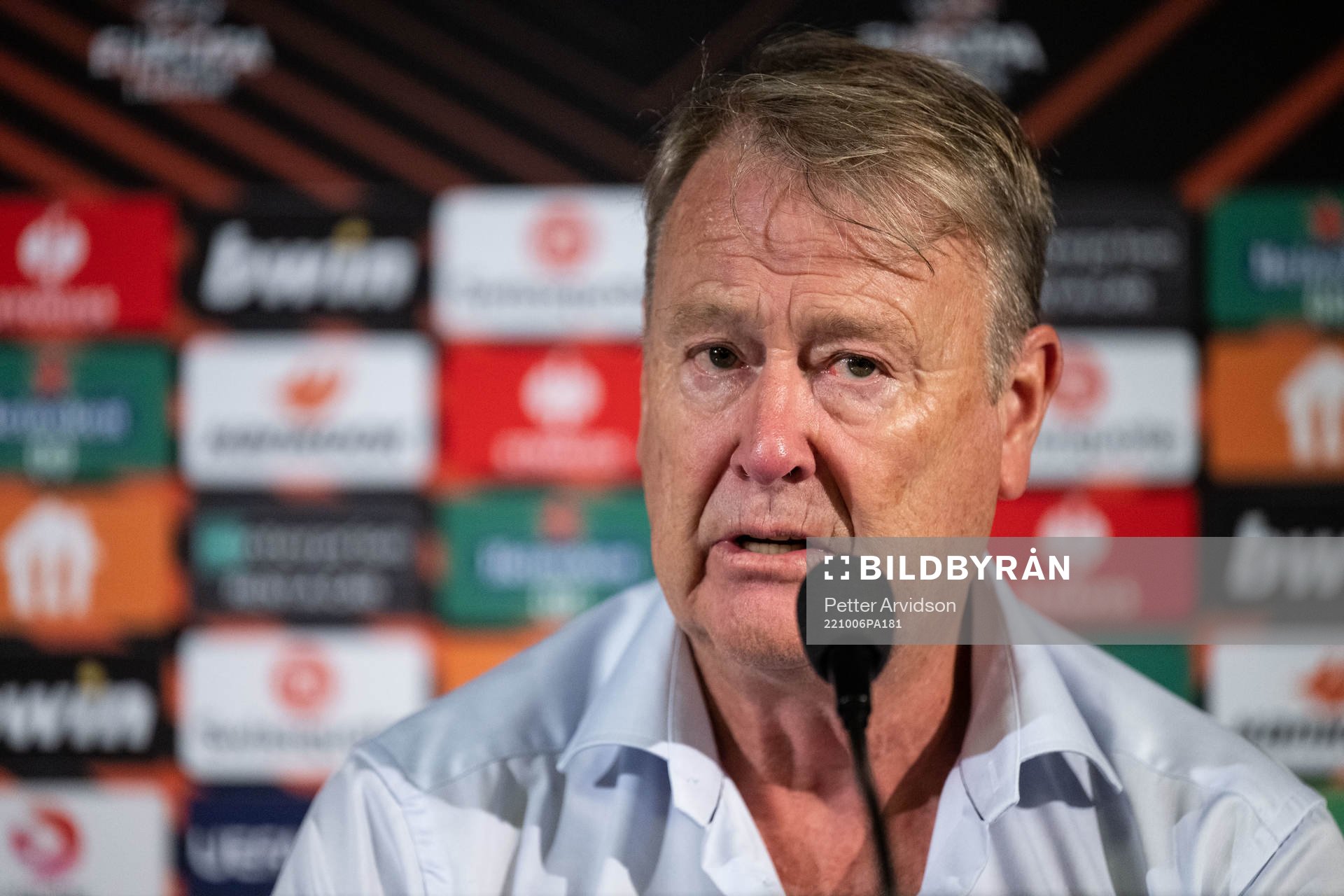 Head coach Åge Hareide of Malmö FF