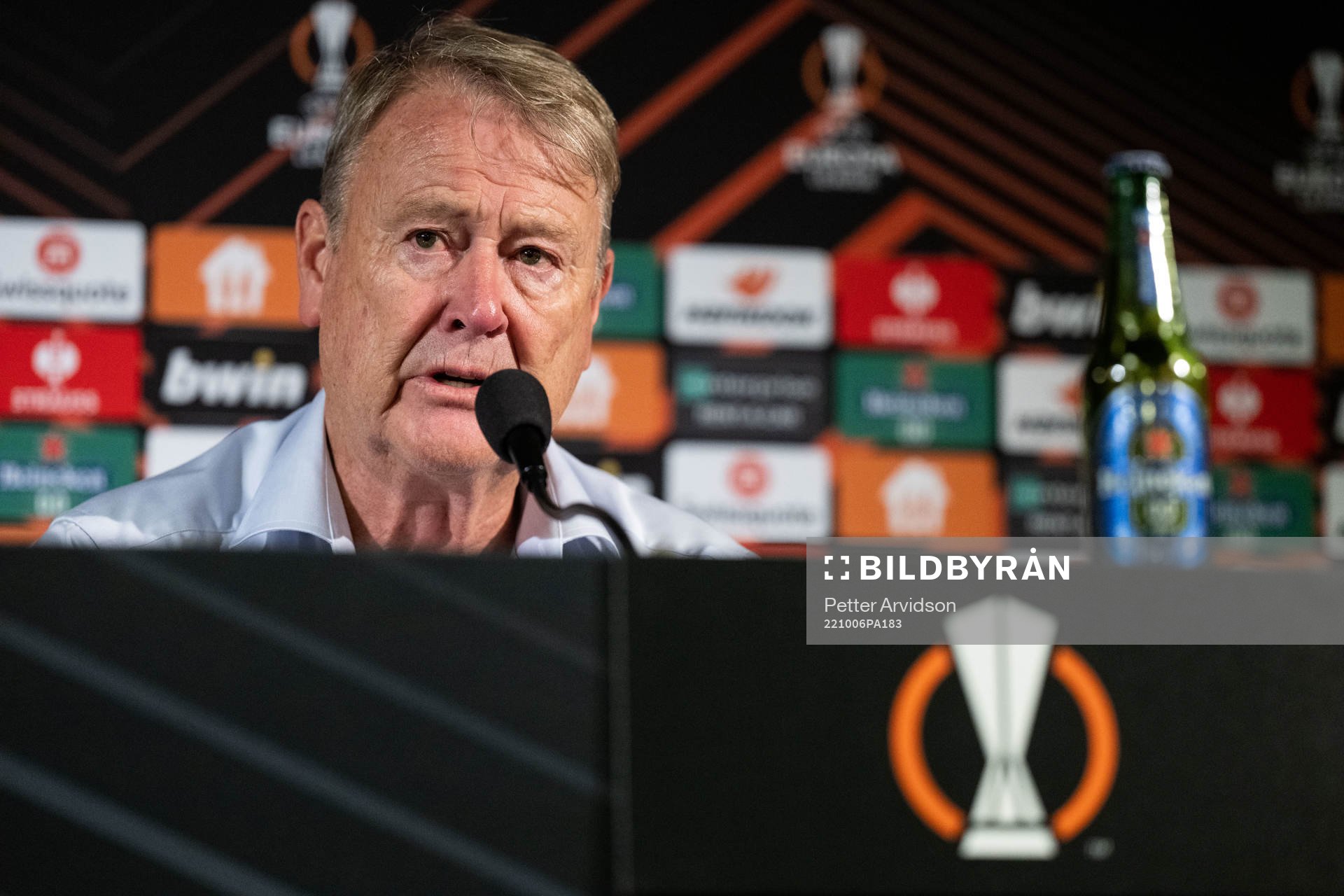 Head coach Åge Hareide of Malmö FF