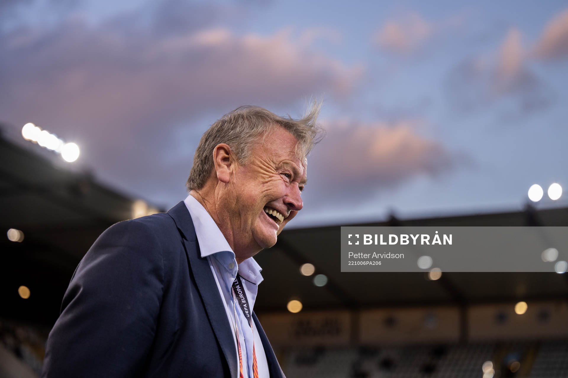 Head coach Åge Hareide of Malmö FF