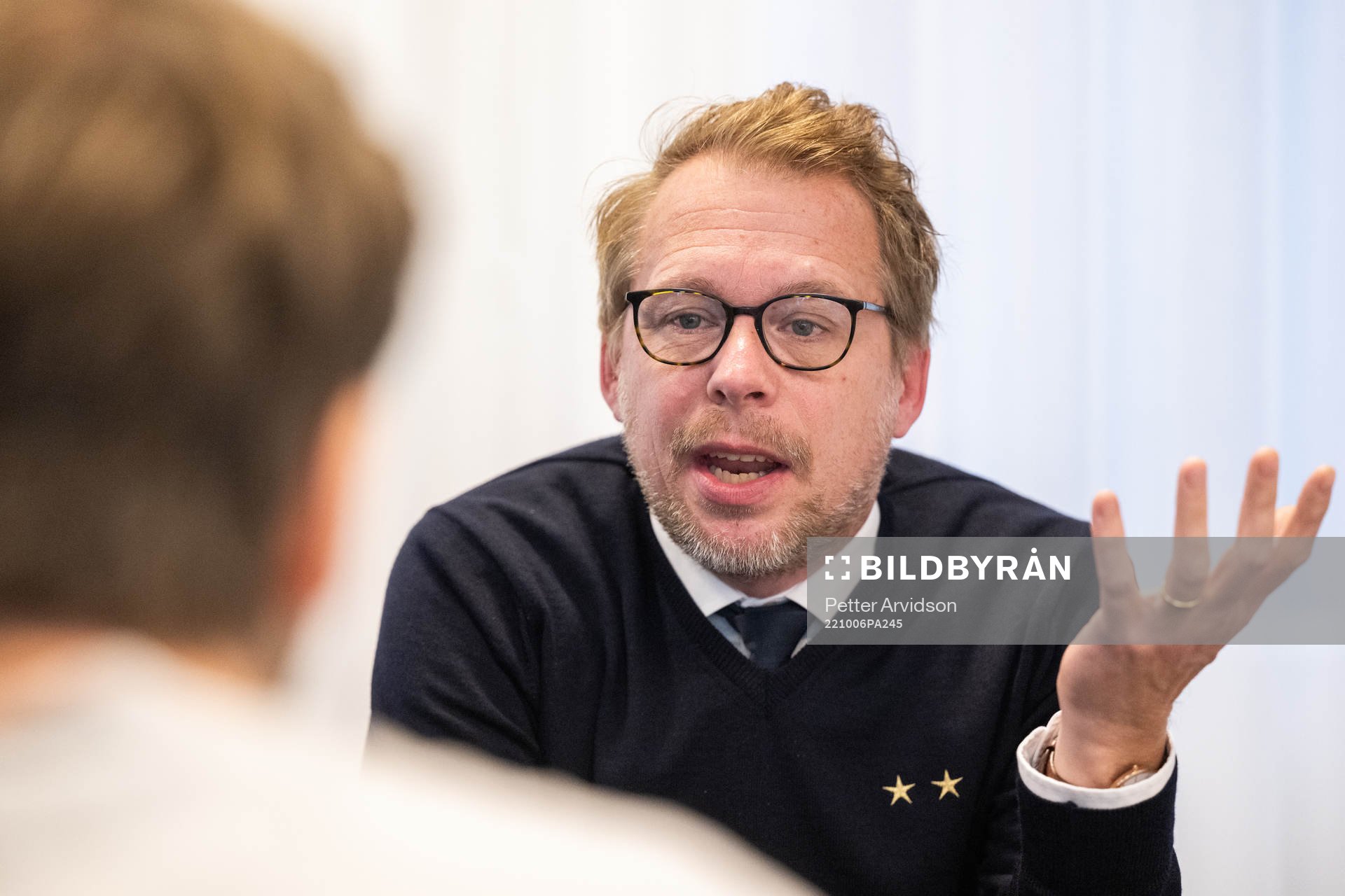 Malmö FFs pressansvarig Peter Sohlmér