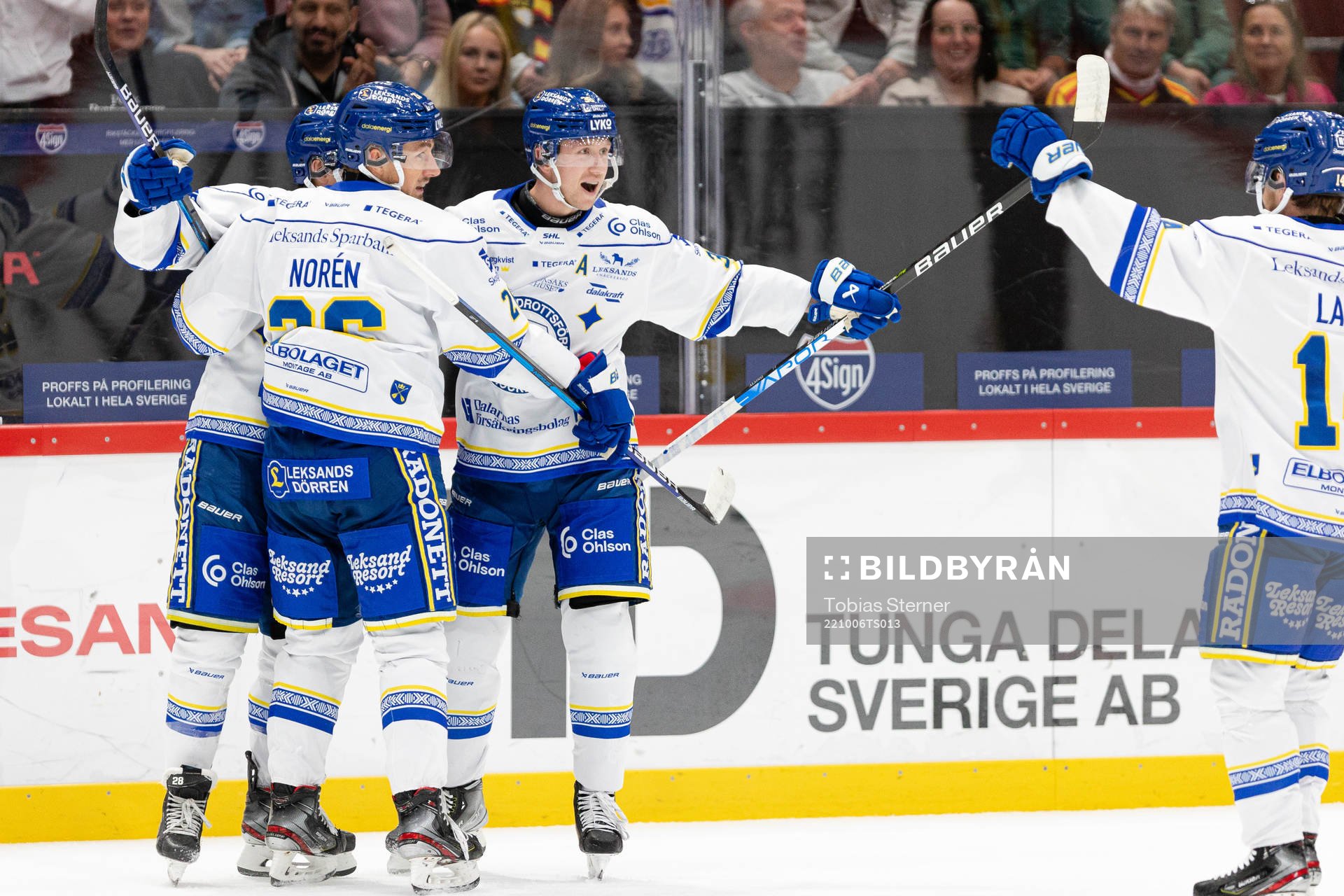 Leksands Olle Alsing jublar