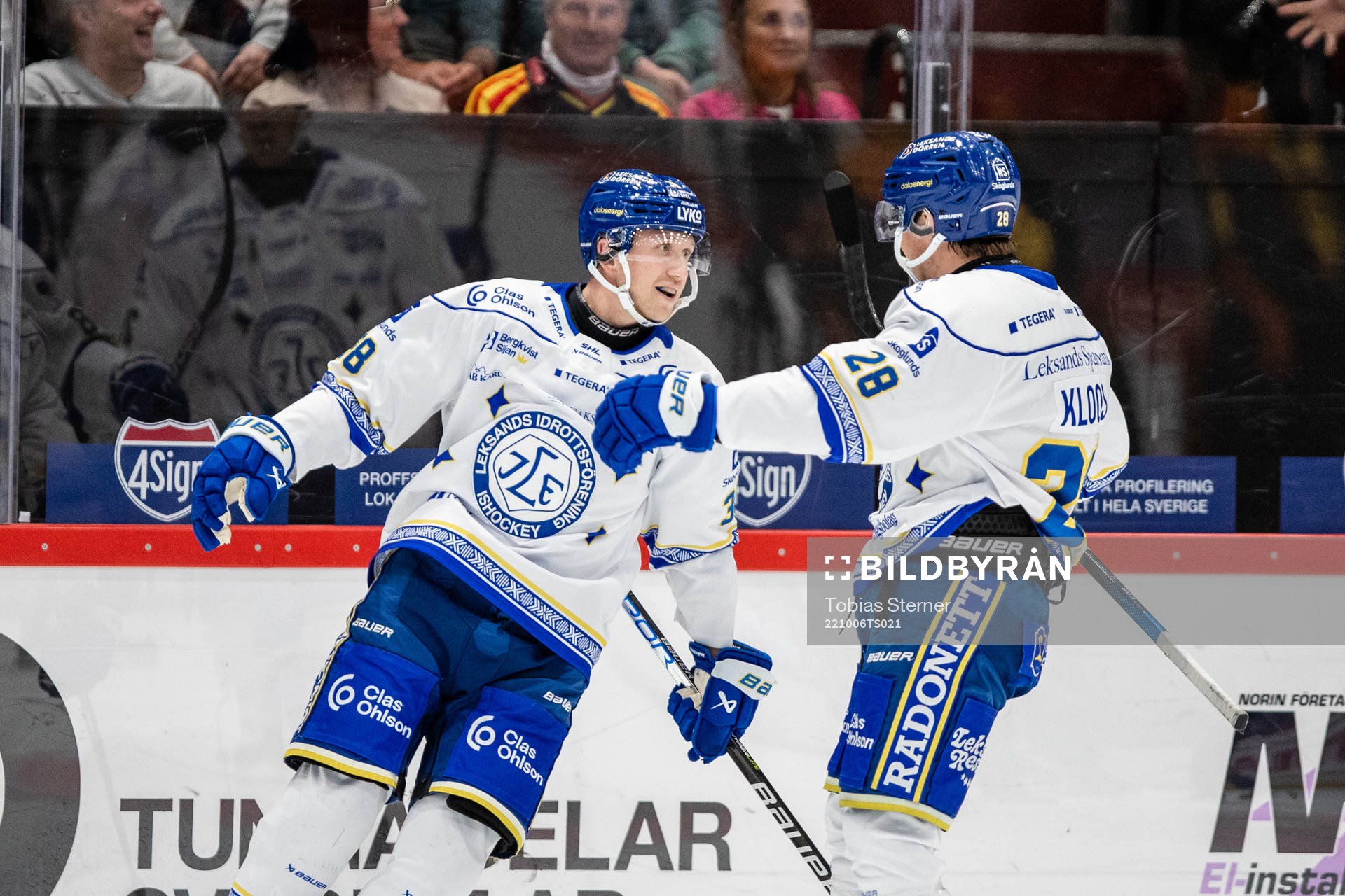 Leksands Olle Alsing jublar