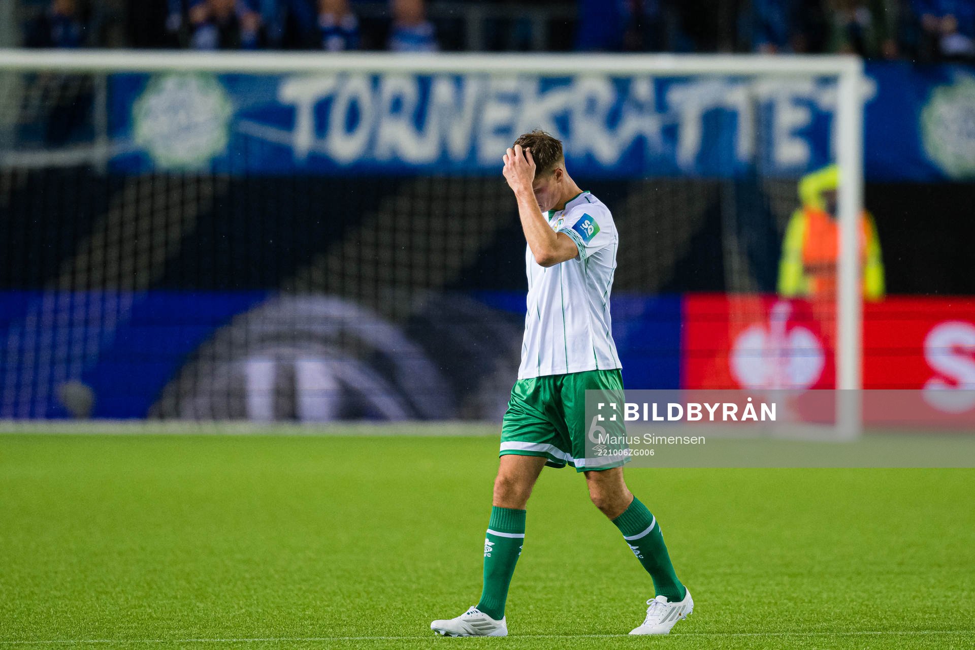 Dan Cleary of Shamrock Rovers looks dejected