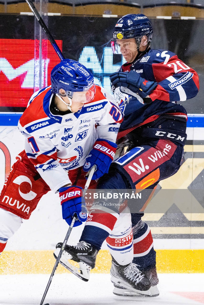 Oskarshamns Myles Powell och Linköpings Tobias Ekberg
