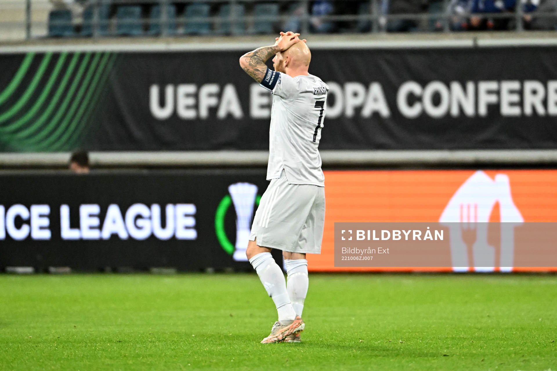 Magnus Eriksson of Djurgården looks dejected