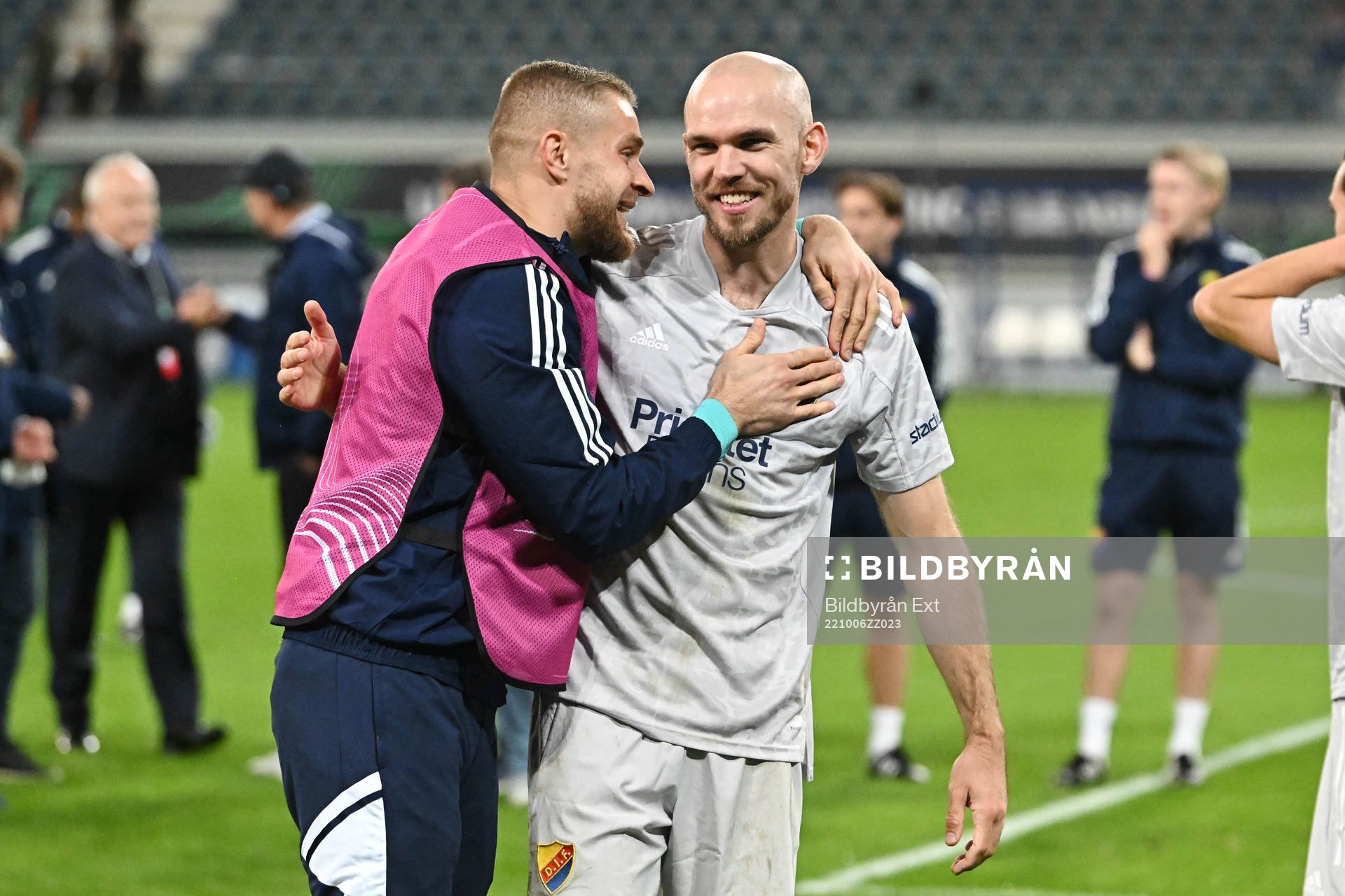 Marcus Danielson of Djurgården celebrates