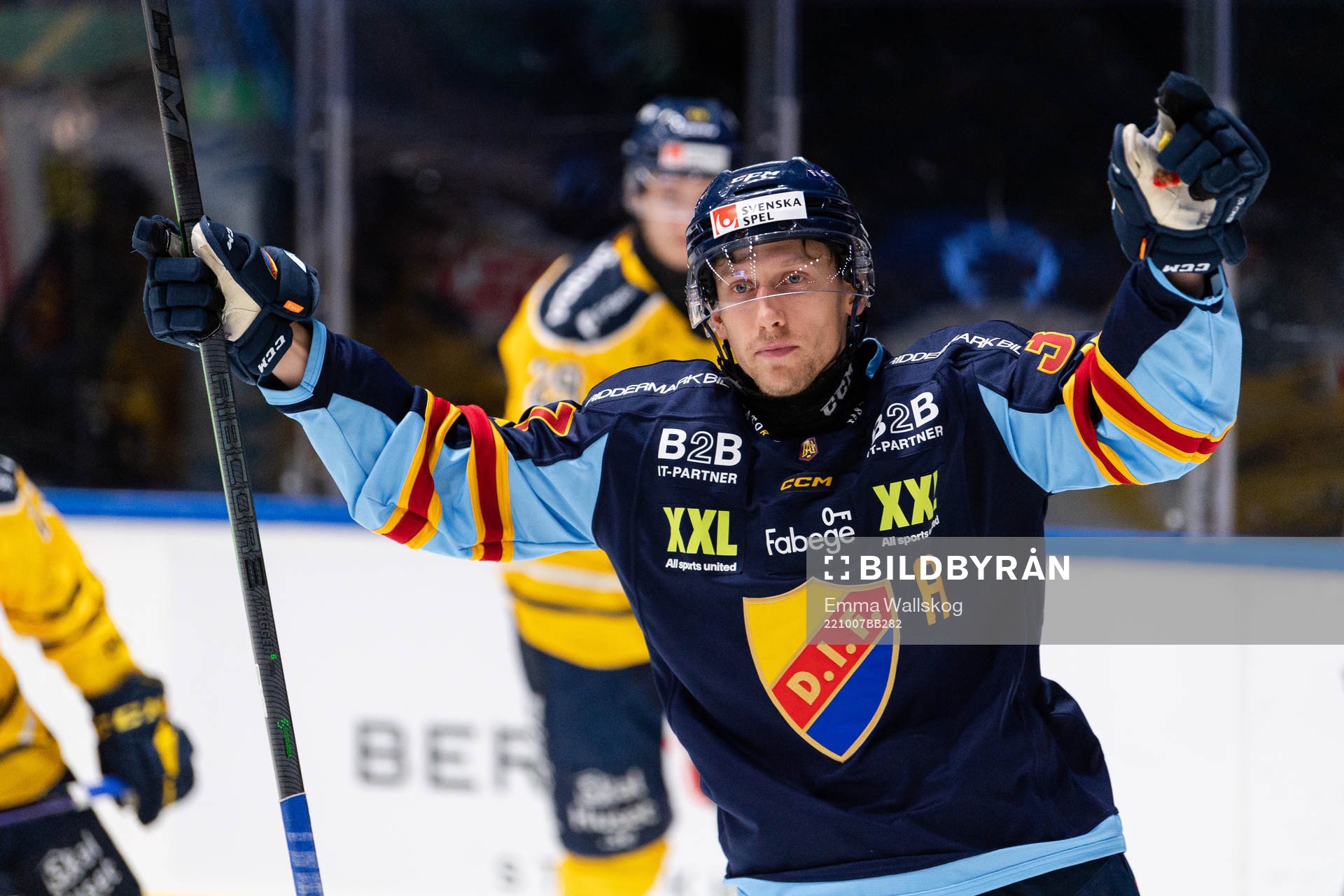 Djurgårdens John Norman jublar
