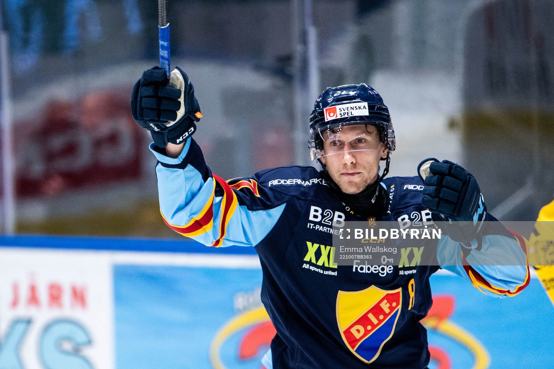 Djurgårdens John Norman jublar
