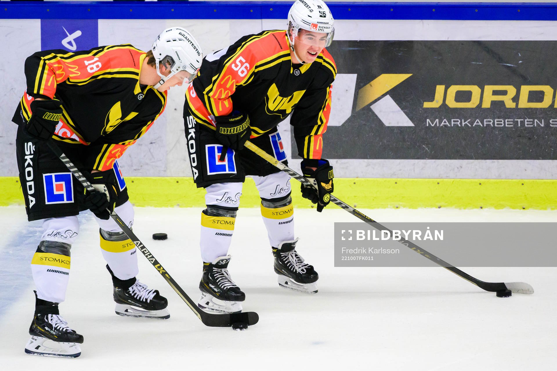 Västeråss Emil Aronsson och Alexander Lundsjö