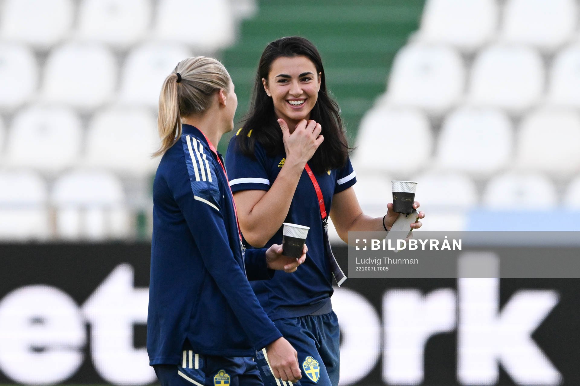 Goalkeeper Zecira Musovic of Sweden