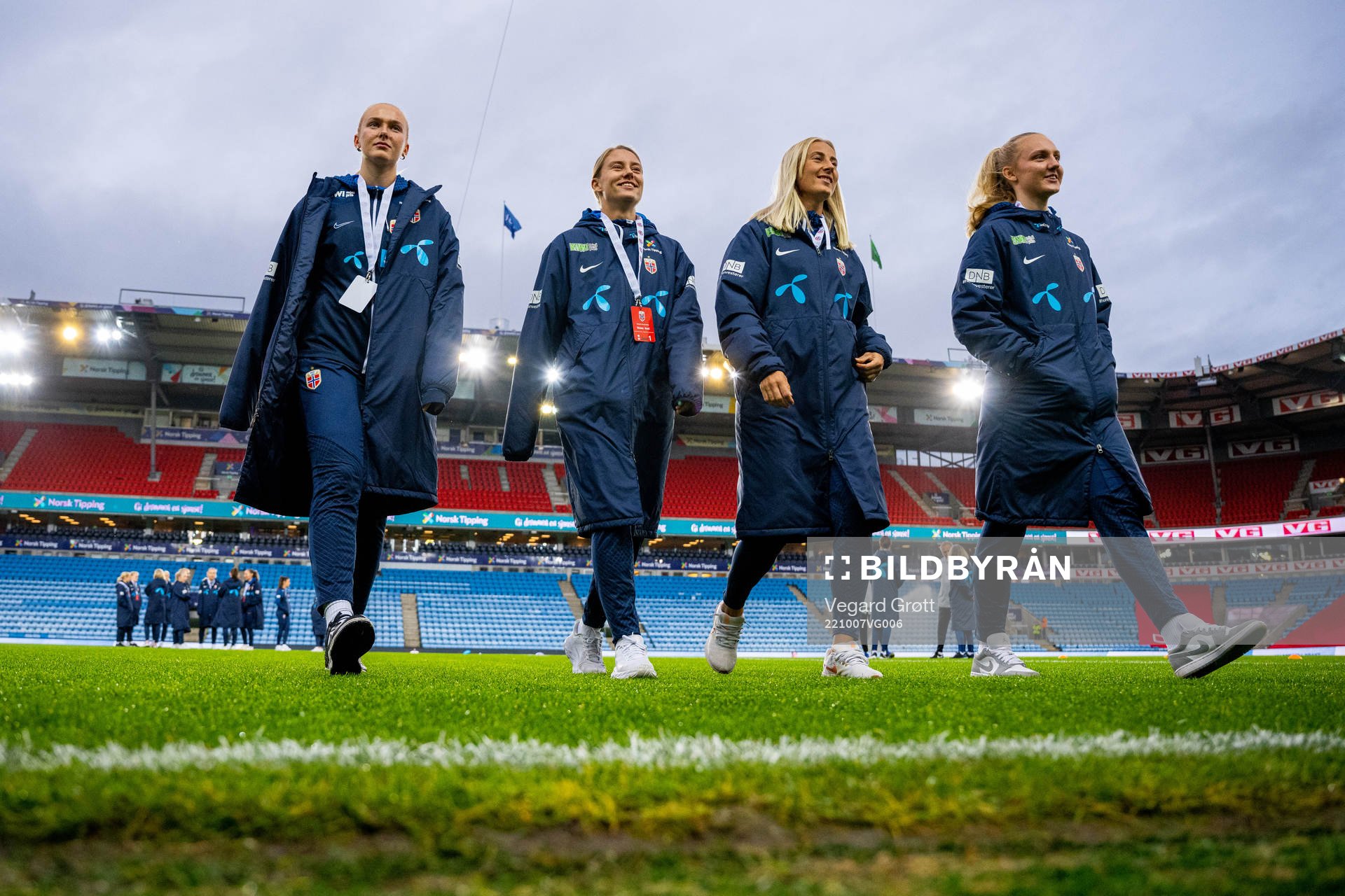 Goalkeeper Selma Panengstuen, Lisa Fjeldstad Naalsund, Anja
