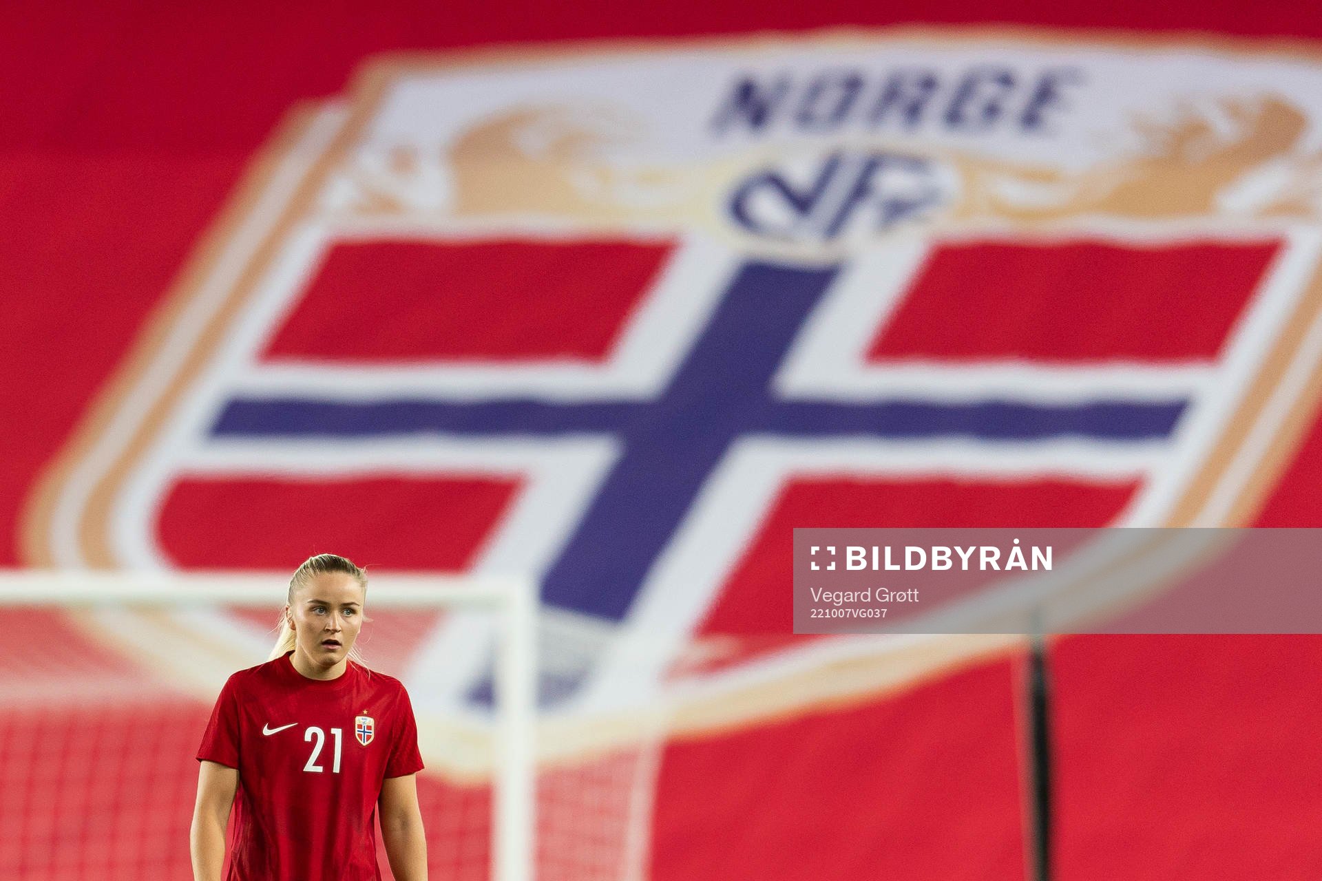Anna Jøsendal of Norway looks dejected