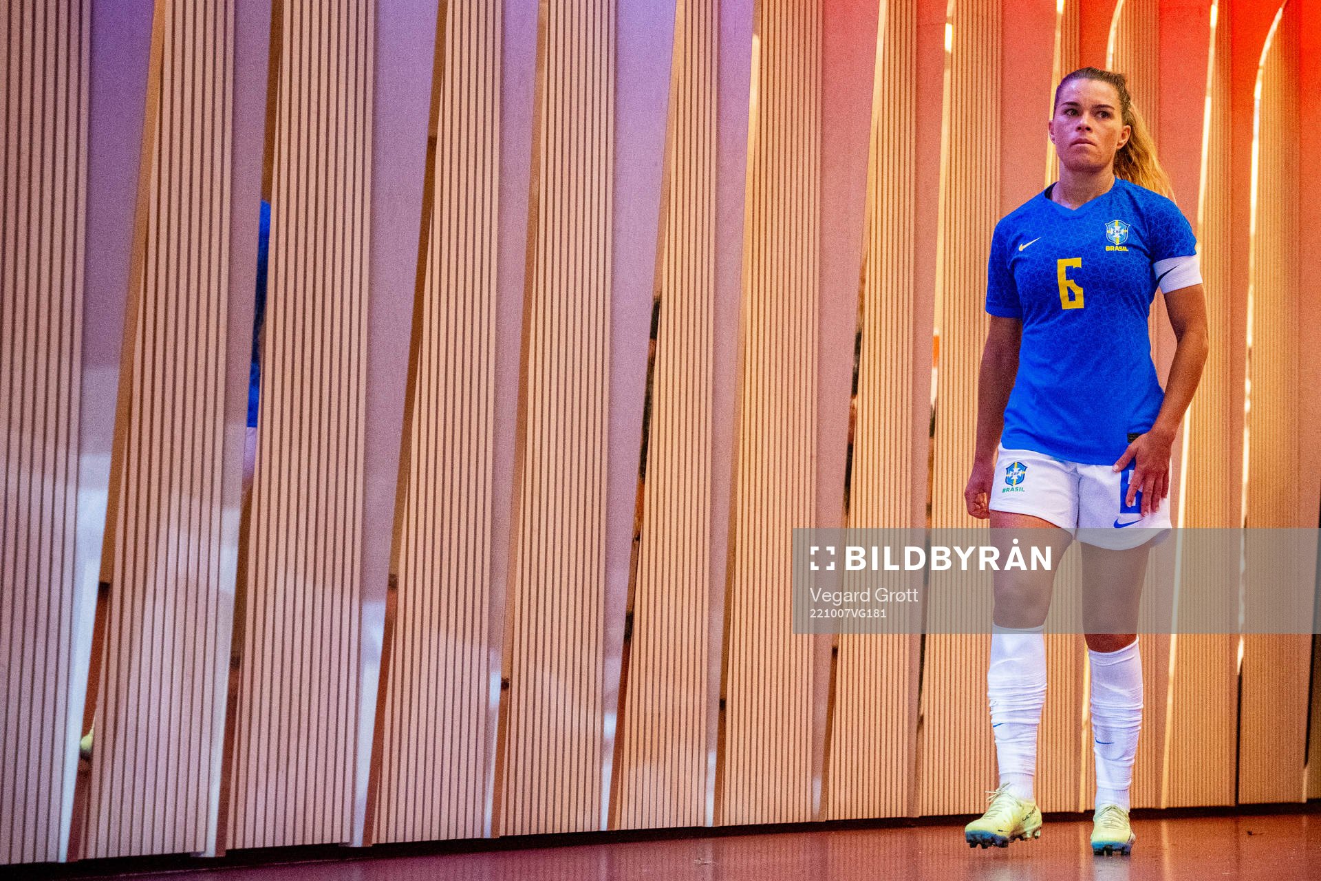 Tamires Cassia Dias De Britto of Brazil at half-time