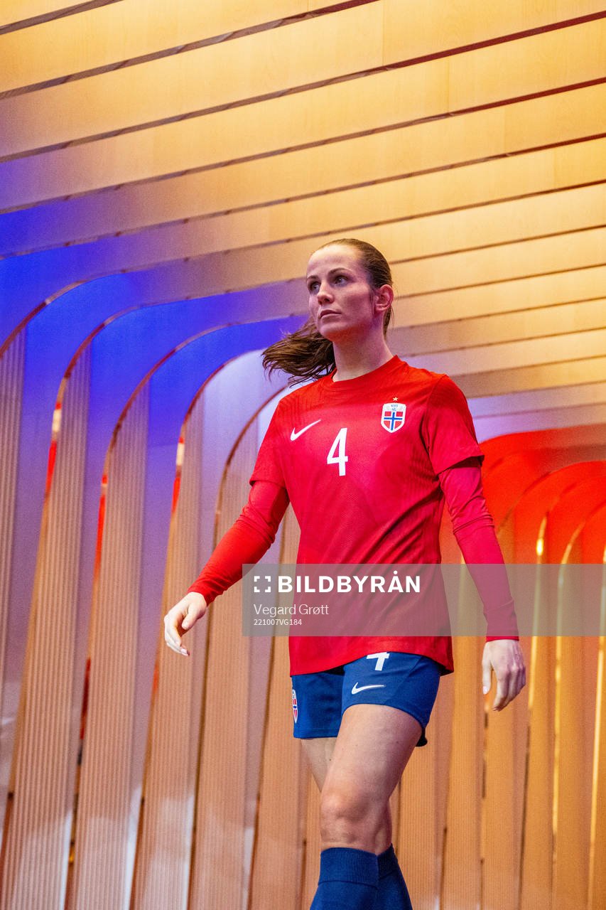 Tuva Hansen of Norway at half-time