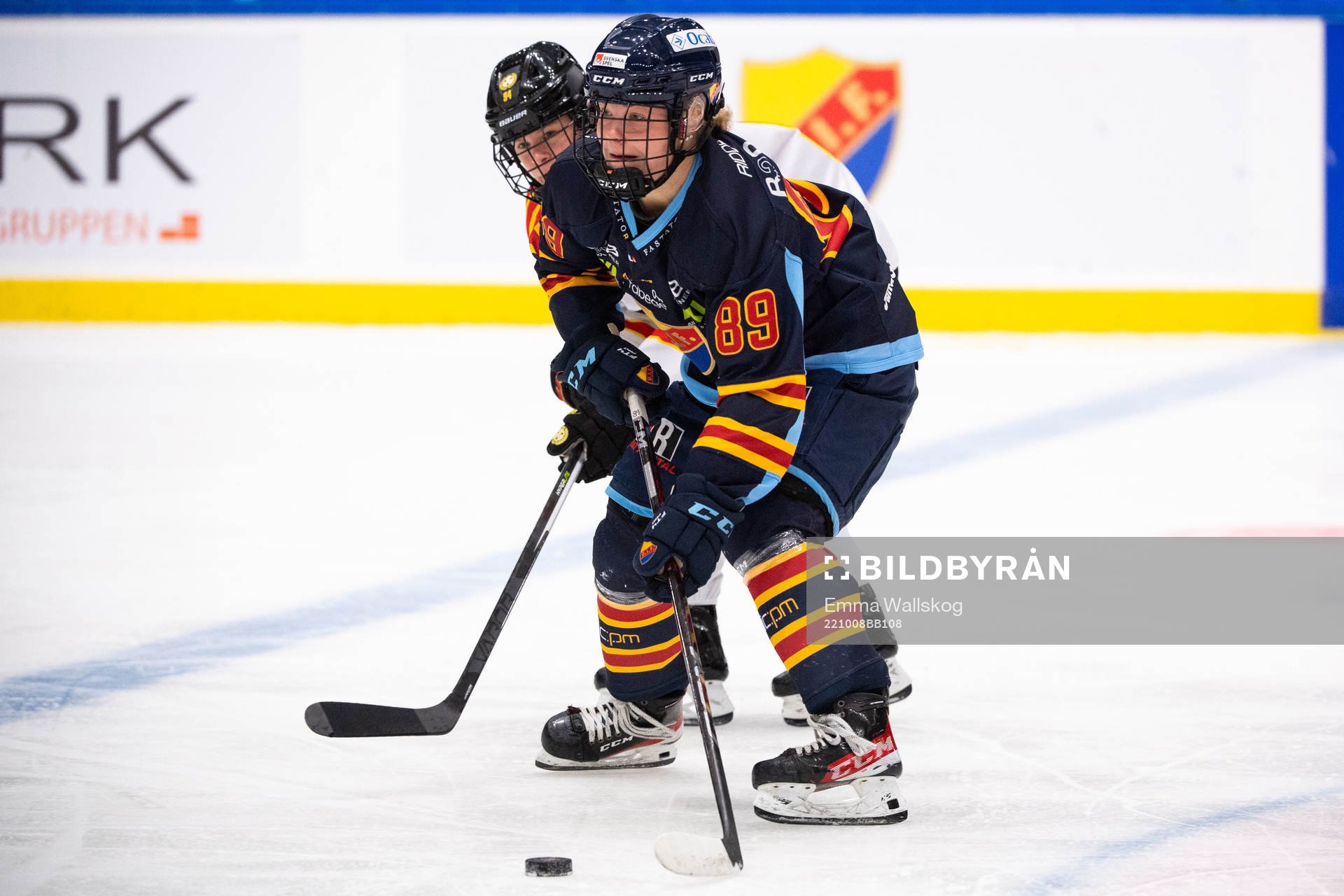 Djurgårdens Nicole Hall och Brynäs Anna Meixner
