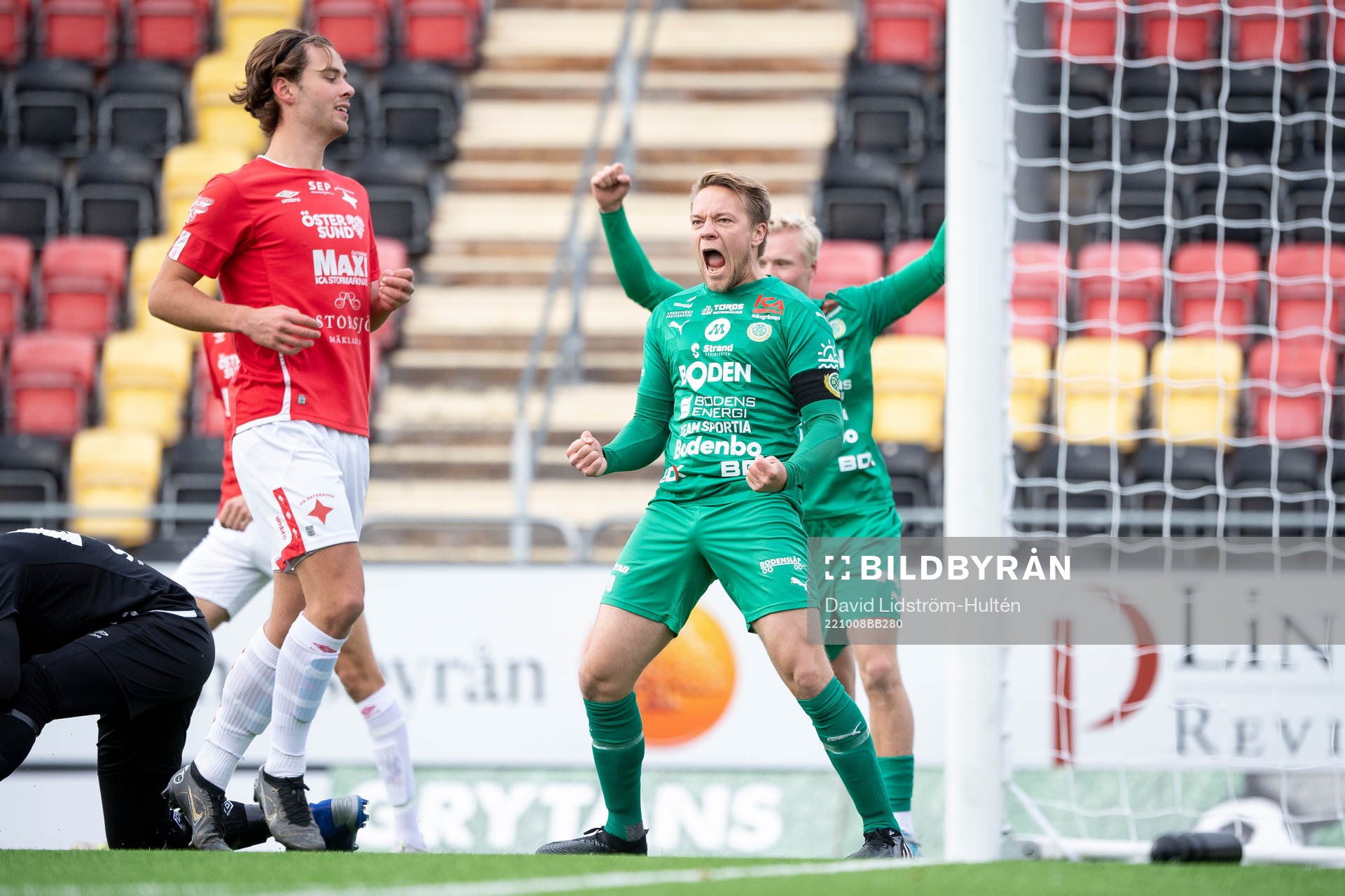 Bodens Emil Johansson jublar