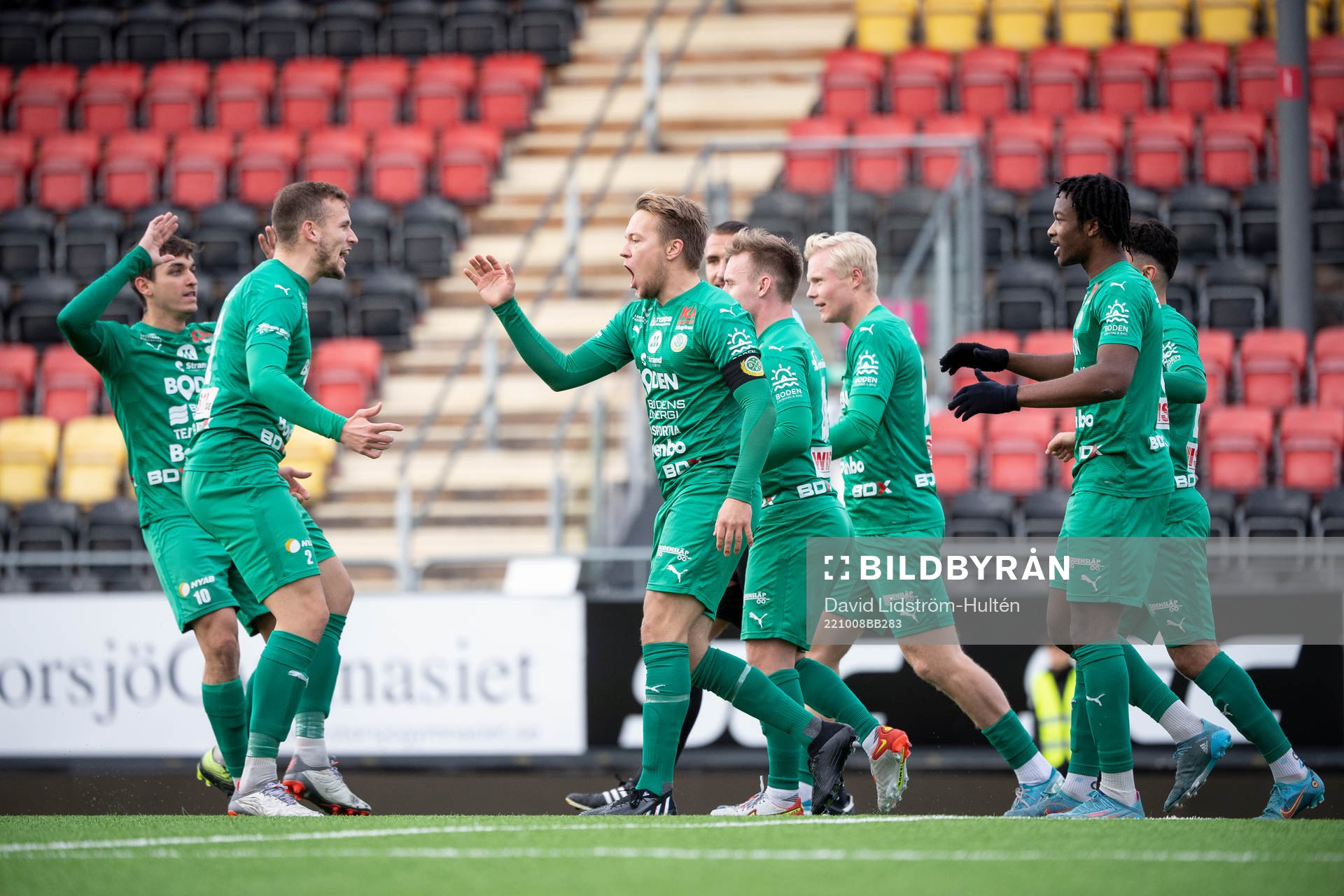 Bodens Emil Johansson jublar