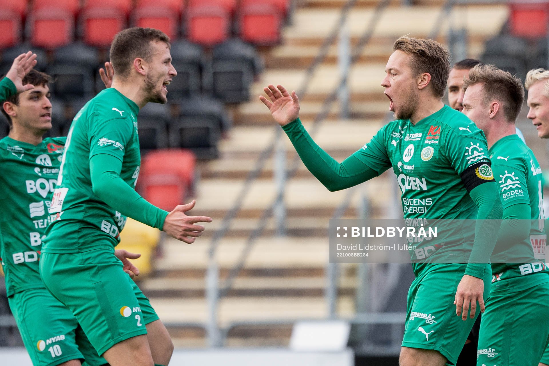Bodens Emil Johansson jublar