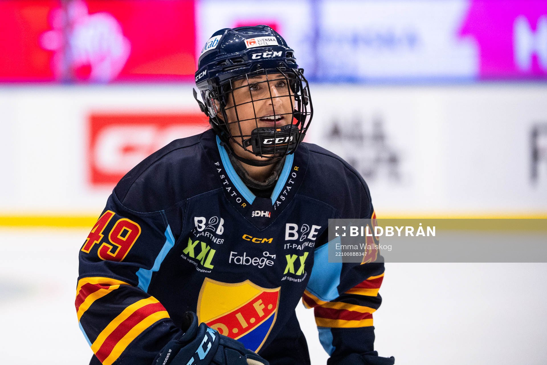 Djurgårdens Fanny Rask jublar