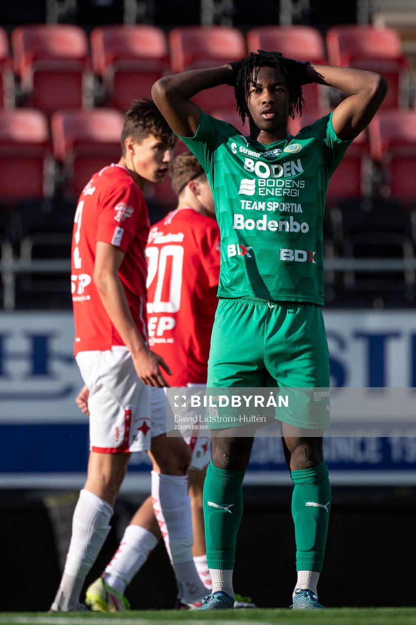 Bodens Adam Samuelsson deppar