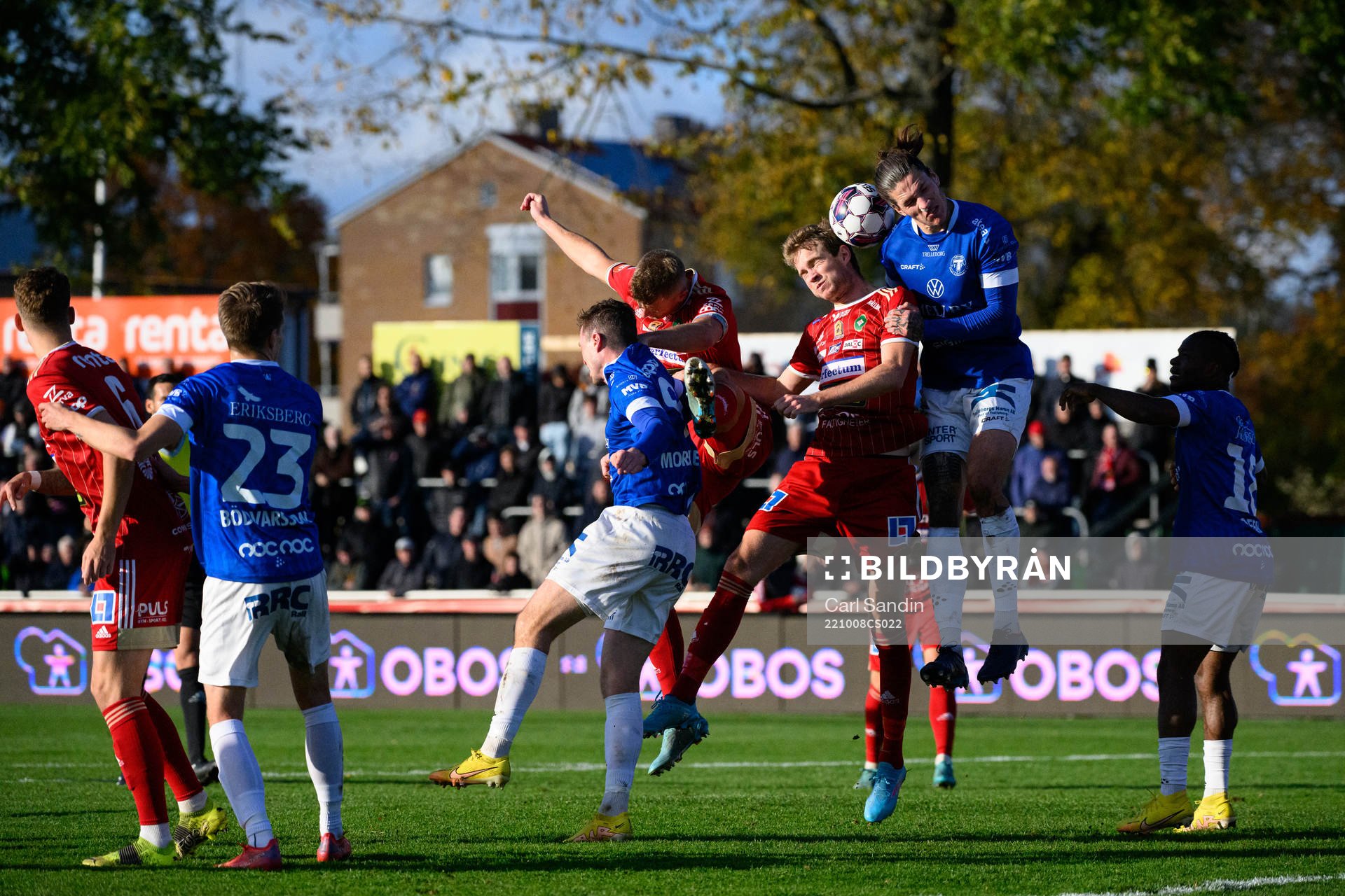 Skövdes Mikael Mörk och Trelleborgs Isak Jönsson
