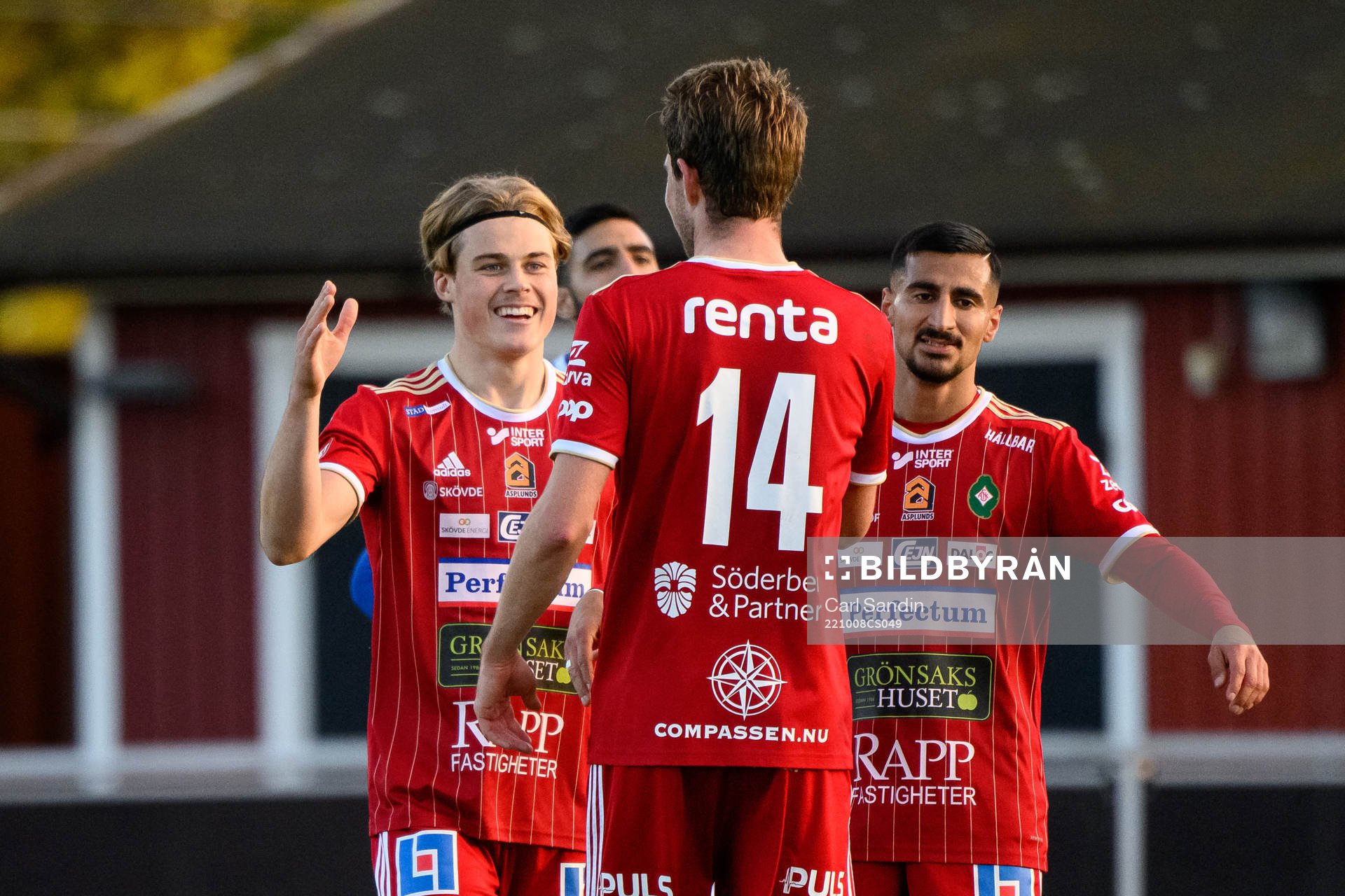 Skövdes Linus Mattsson jublar