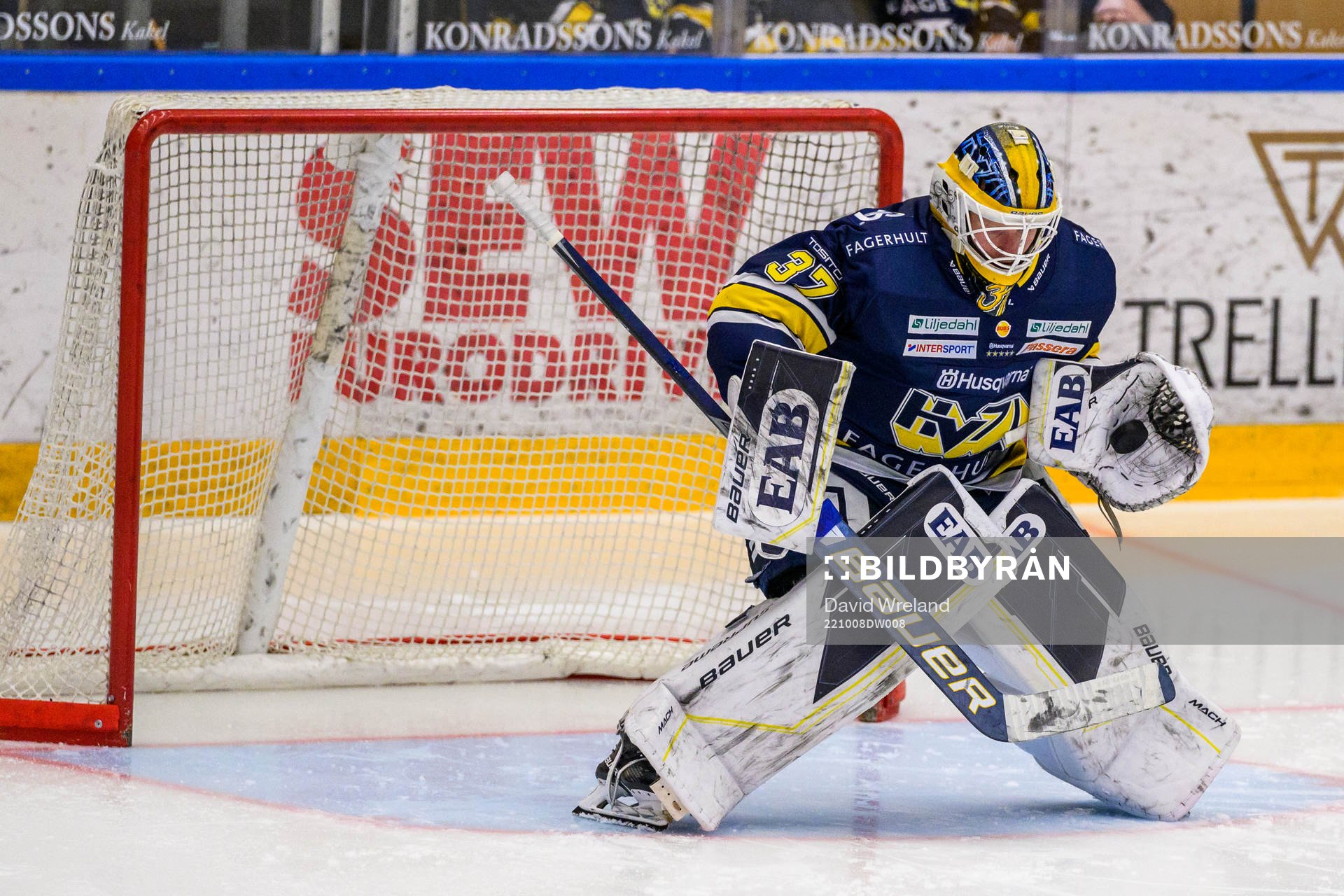 HV71s målvakt Jonas Gunnarsson