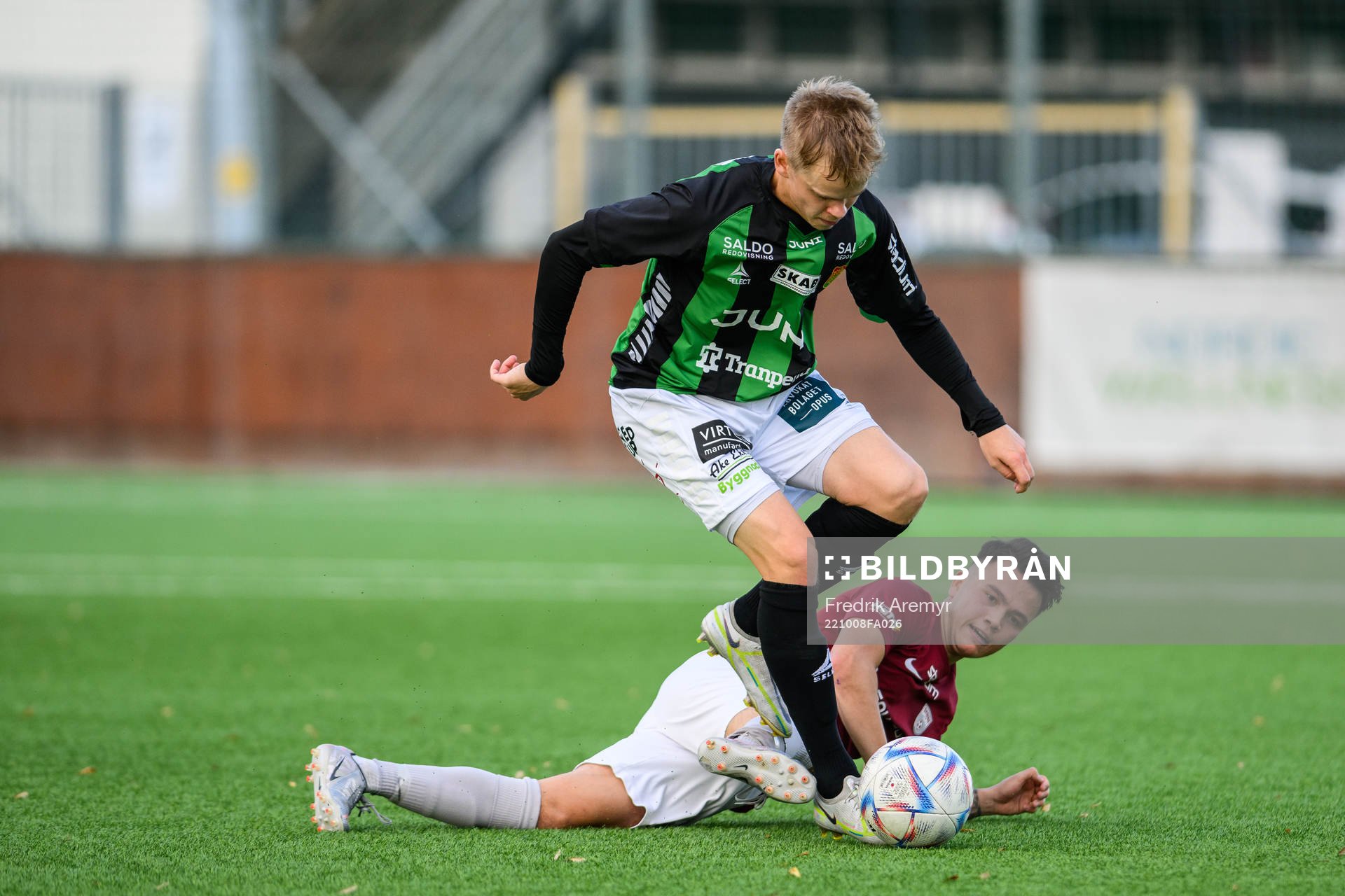 GAIS Viktor Alexandersson och Qvidings Sebastian Olsson
