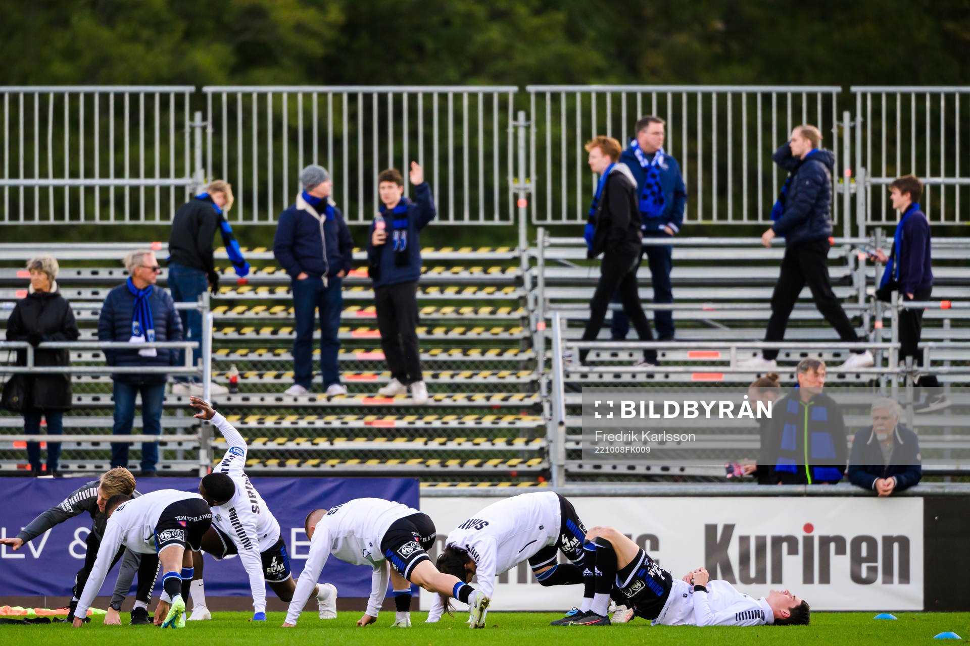 Sirius spelare värmer upp