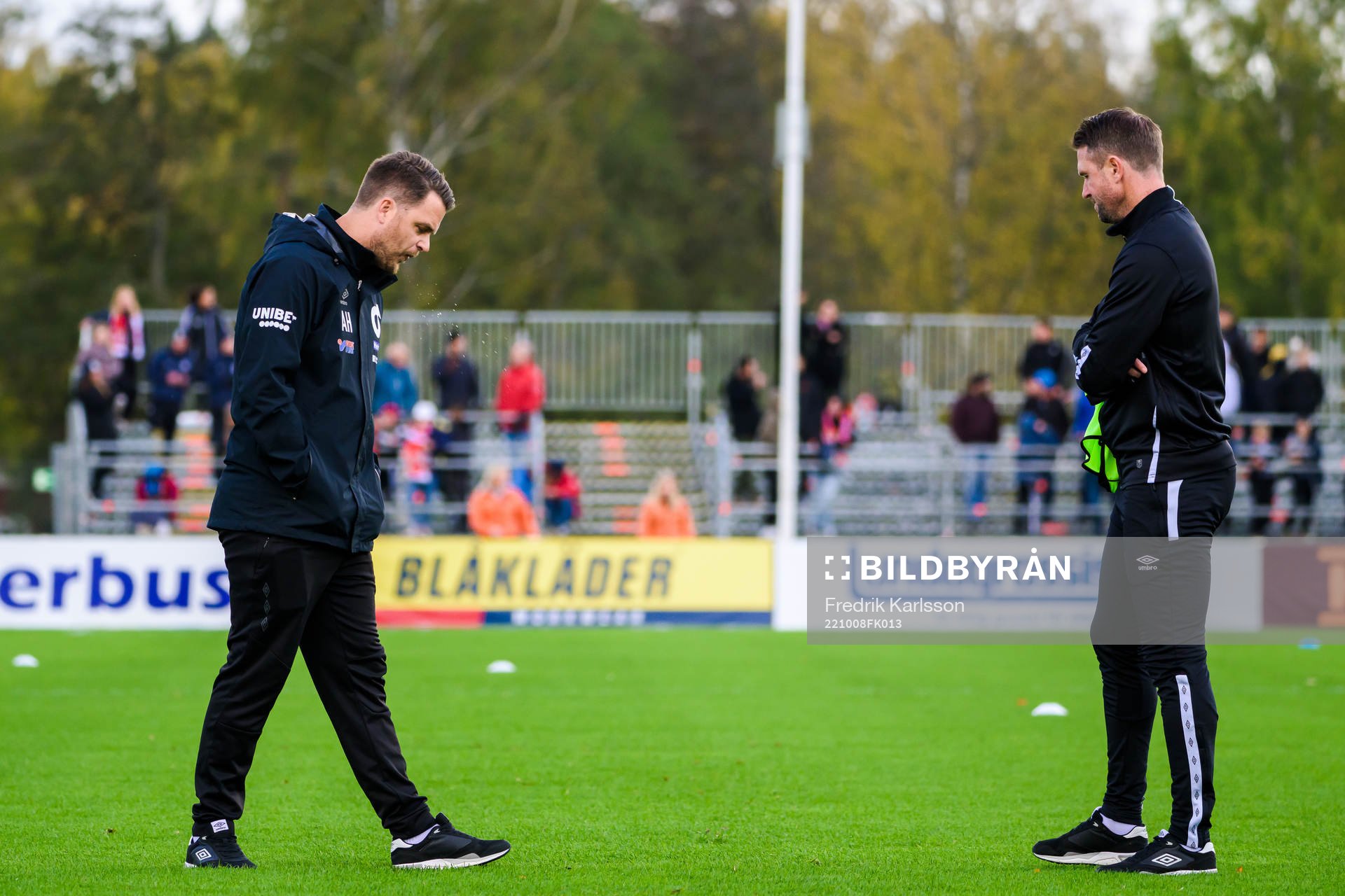 Degerfors tränare Andreas Holmberg och tränare Tobias