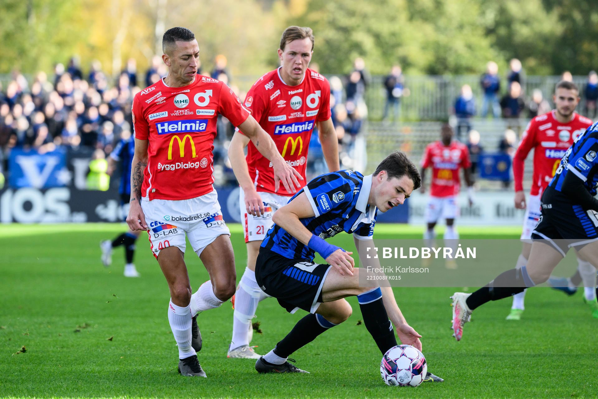 Degerfors Nikola Djurdjic och Sirius Jamie Roche