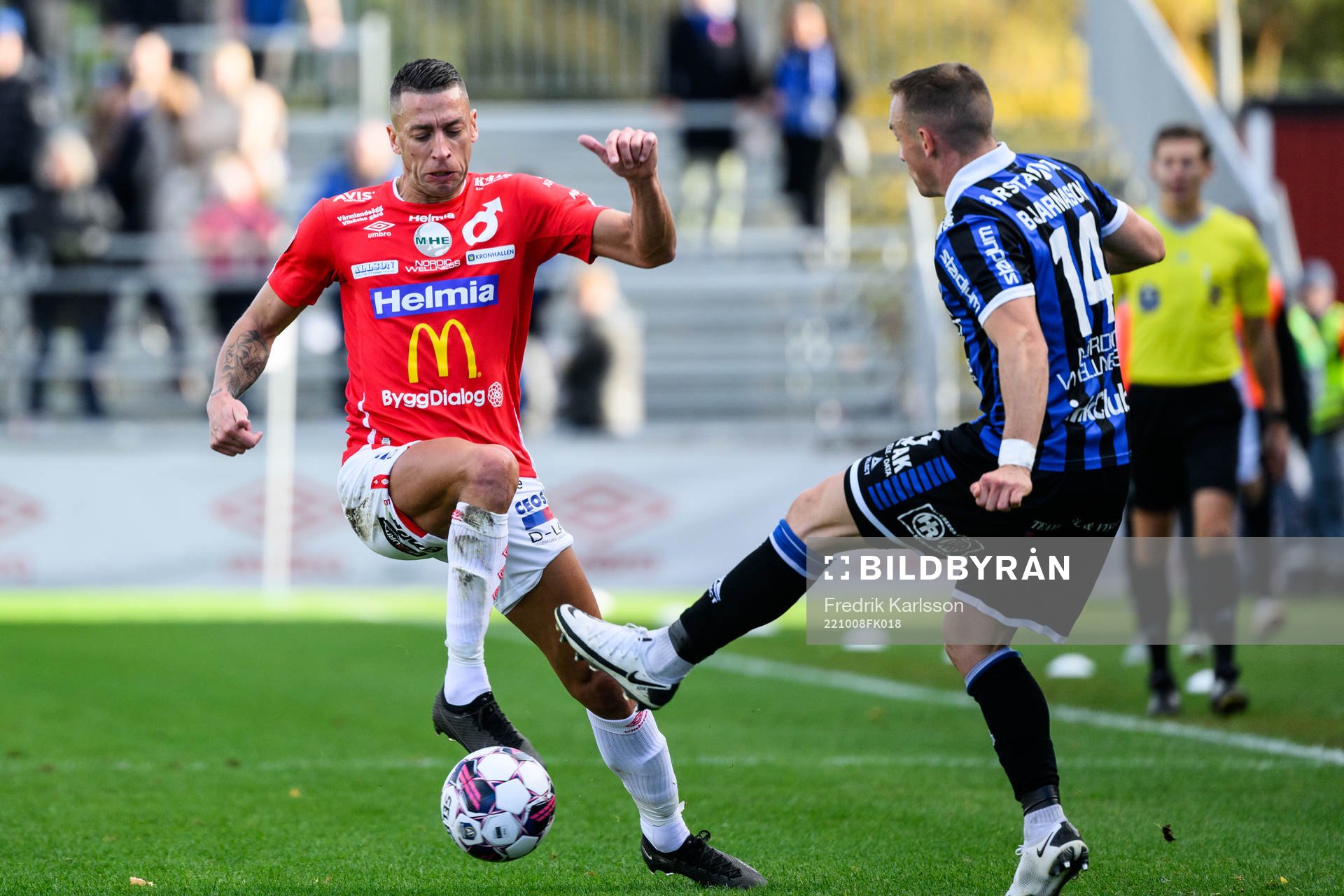 Degerfors Nikola Djurdjic och Sirius Aron Bjarnason