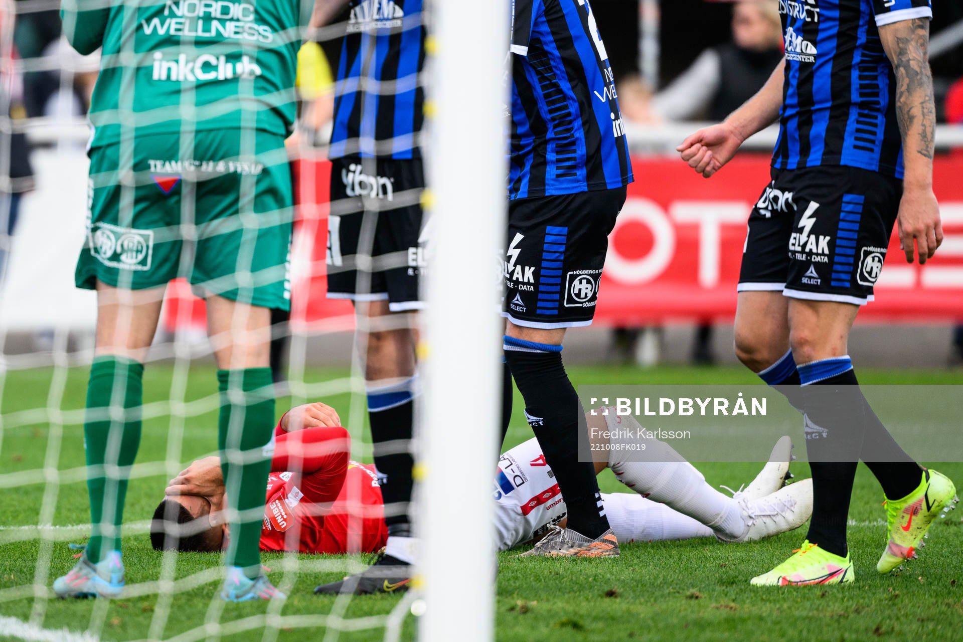 Degerfors Sean Sabetkar har ont