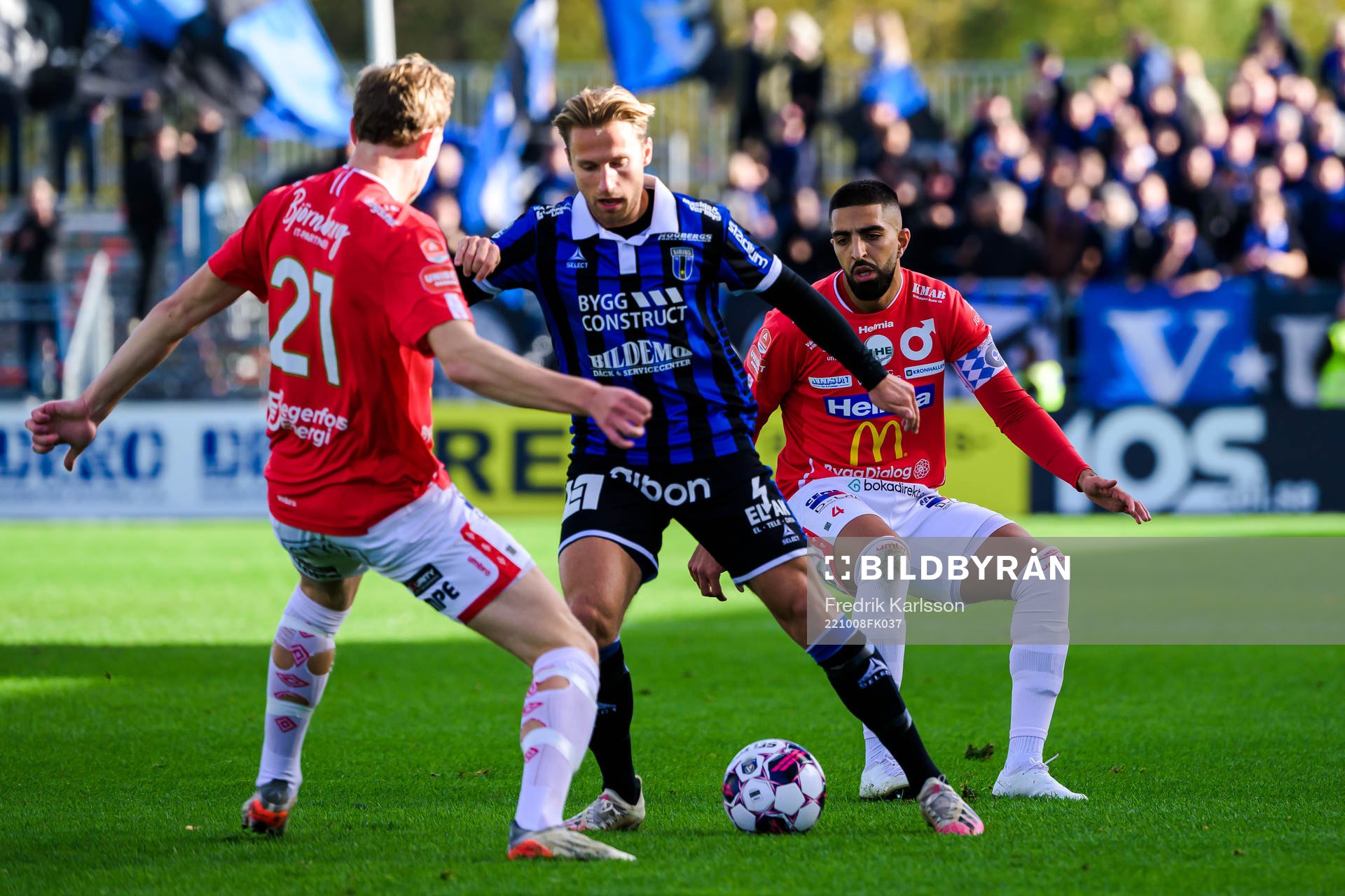 Sirius Daniel Stensson och Degerfors Sean Sabetkar