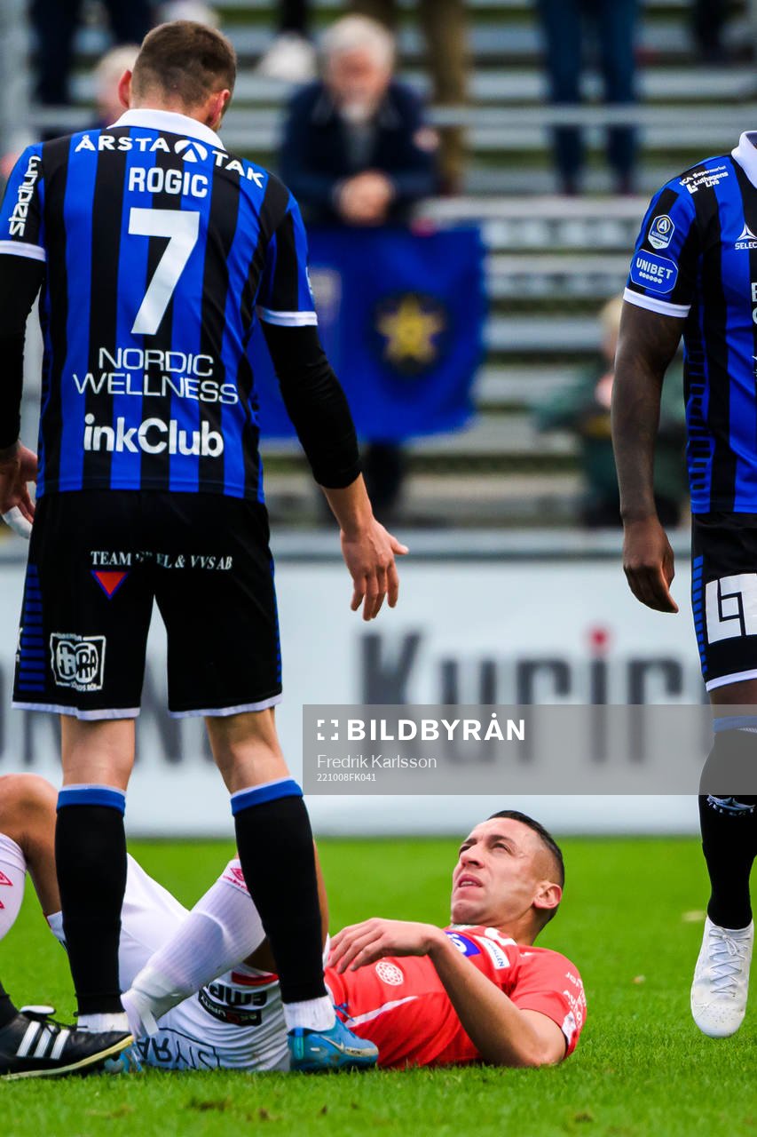 Sirius Filip Rogic och Degerfors Nikola Djurdjic
