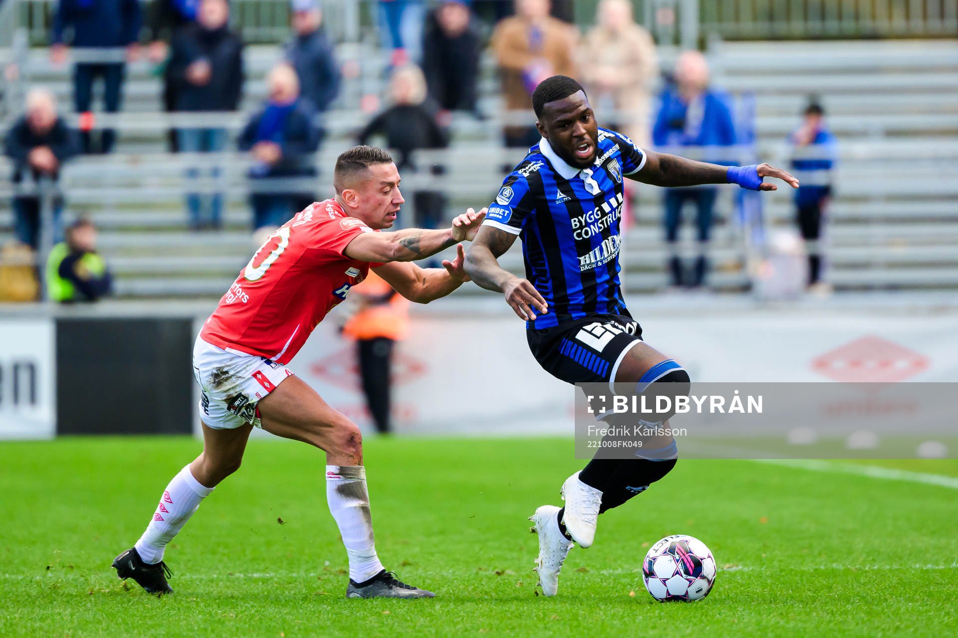 Degerfors Nikola Djurdjic och Sirius Christian Kouakou