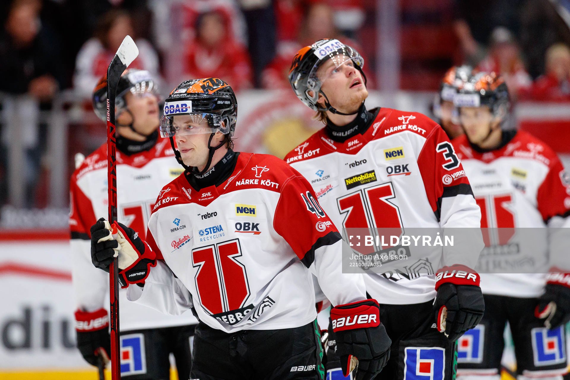 Örebros Elias Ekström jublar